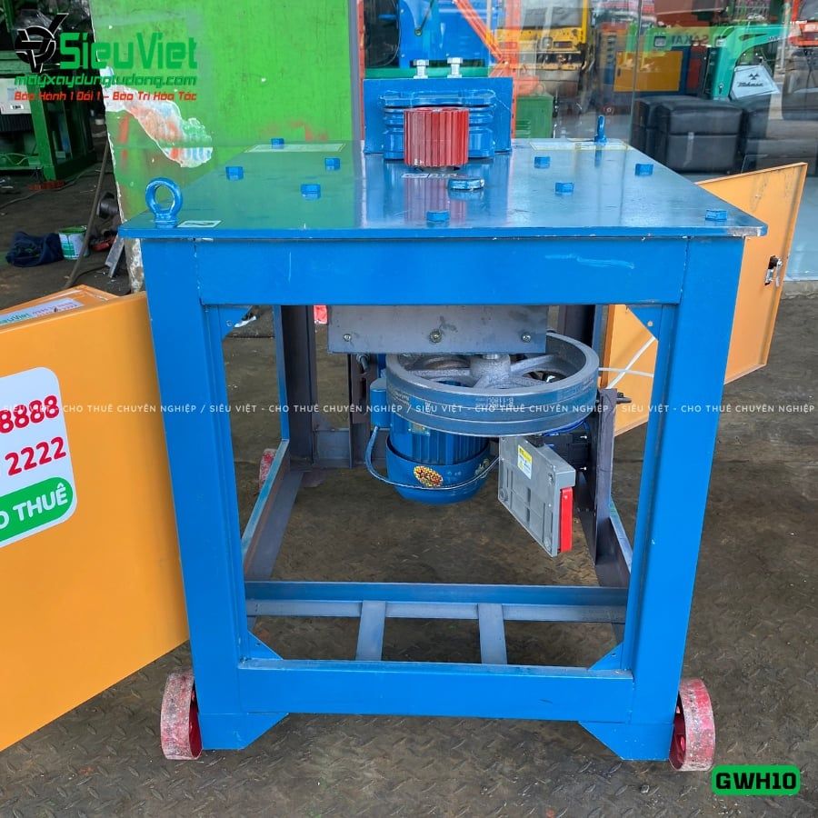 Máy uốn tròn sắt xây dựng phi 6-10 GWH10 - Điện 380V, 3 Pha