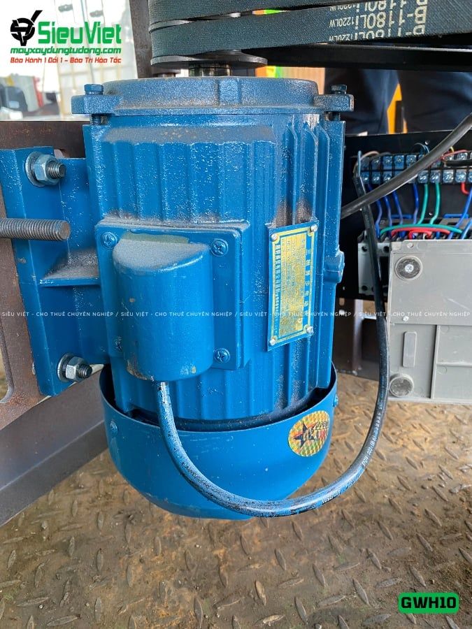 Máy uốn tròn sắt xây dựng phi 6-10 GWH10 - Điện 380V, 3 Pha
