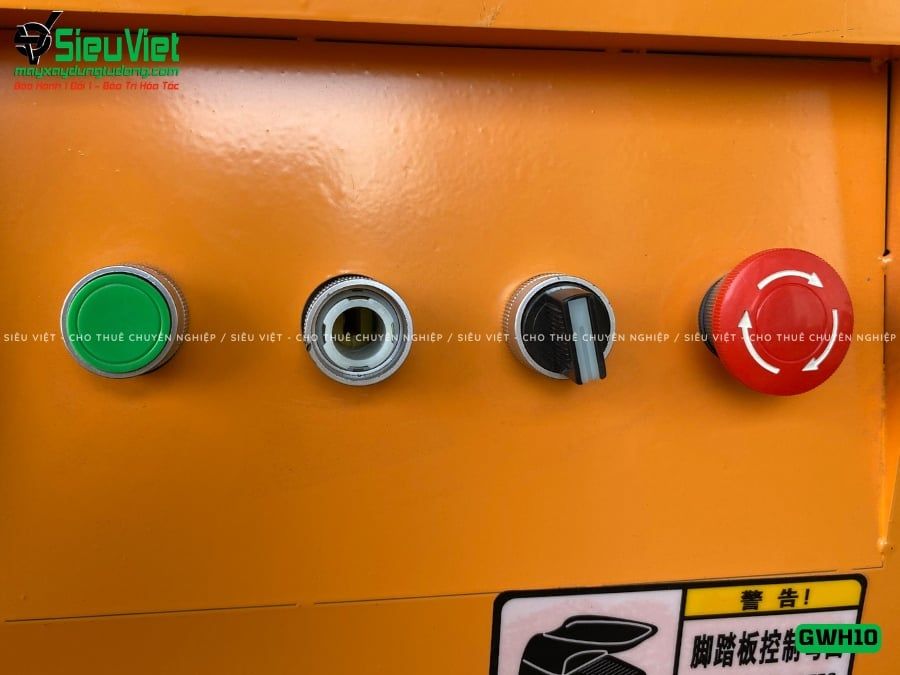 Máy uốn tròn sắt xây dựng phi 6-10 GWH10 - Điện 380V, 3 Pha