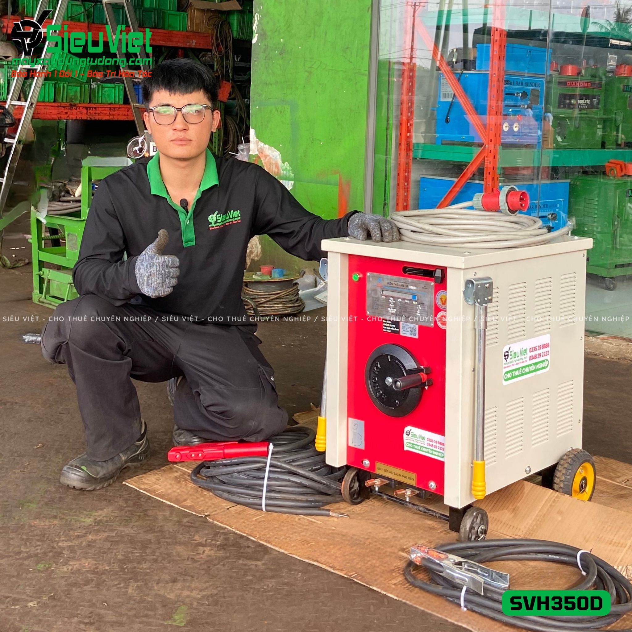 Máy biến thế hàn SVH350D (Điện 220V / 380V)