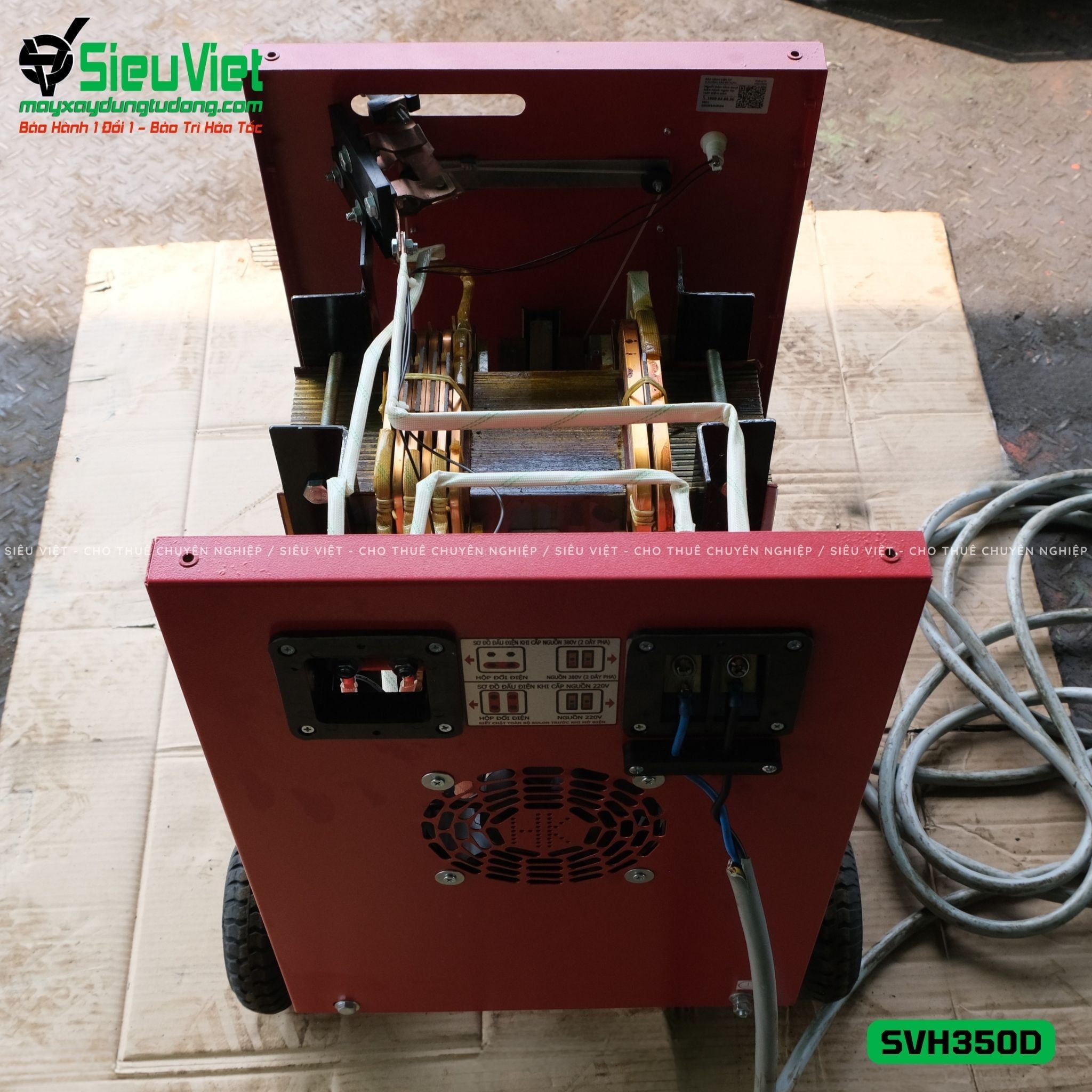 Máy biến thế hàn SVH350D (Điện 220V / 380V)