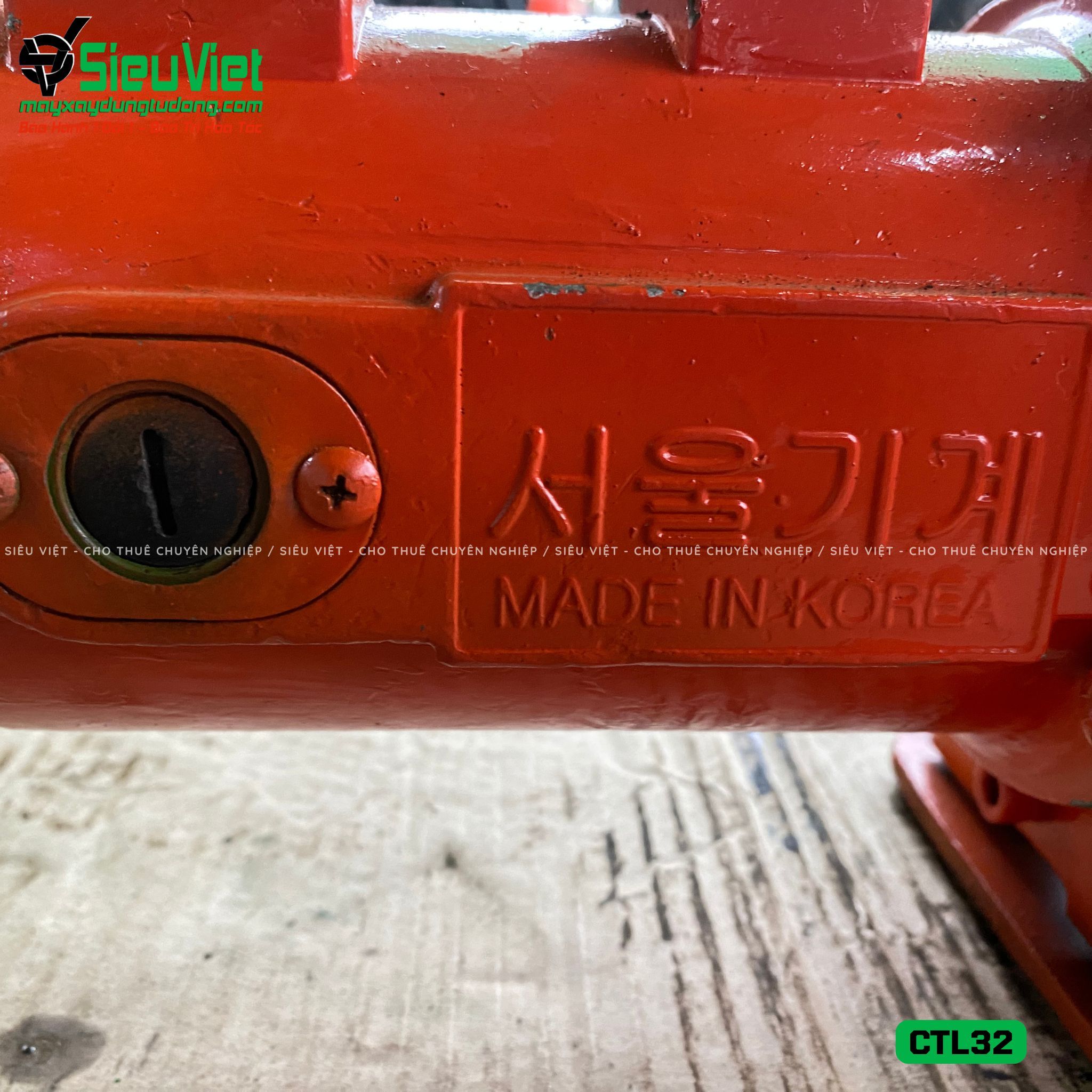 Thuê Ngày Máy cắt sắt cầm tay phi 6-32 CTL32 Hàn Quốc (Điện 220V Dân dụng)