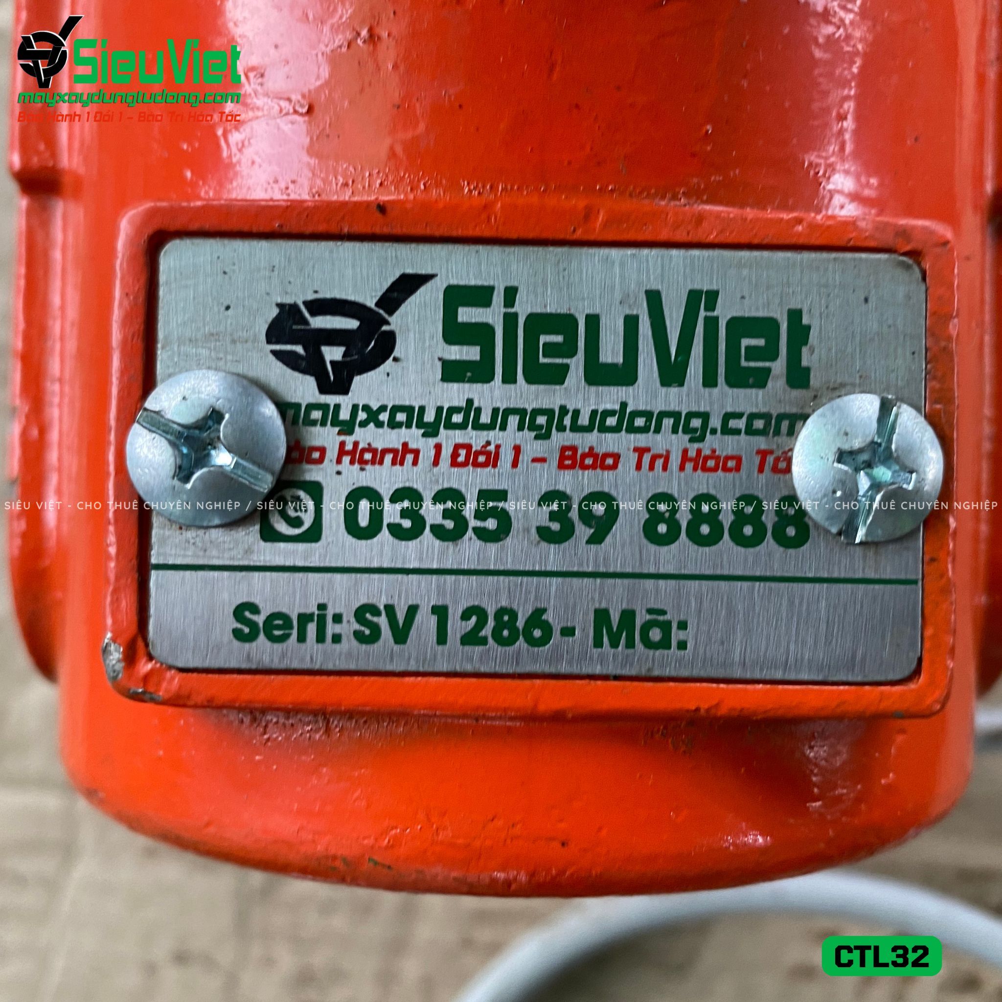 Thuê Ngày Máy cắt sắt cầm tay phi 6-32 CTL32 Hàn Quốc (Điện 220V Dân dụng)