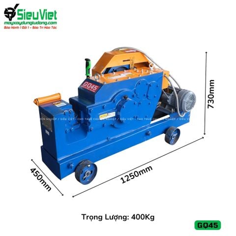 Máy cắt sắt GQ45 Trung Quốc - Điện 380v, 3 Pha