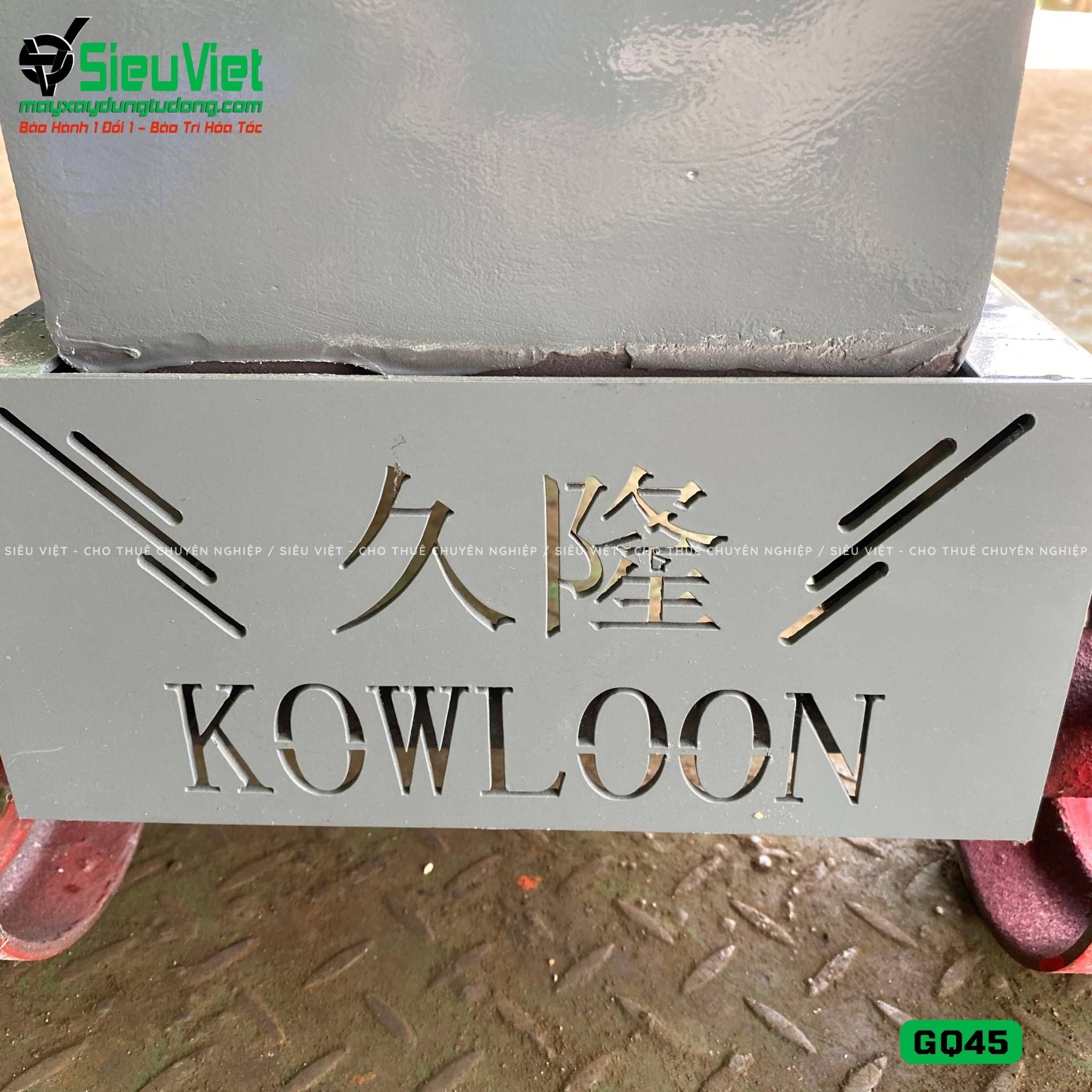 Máy cắt sắt GQ45 Kowloon Trung Quốc - Điện 380v, 3 Pha
