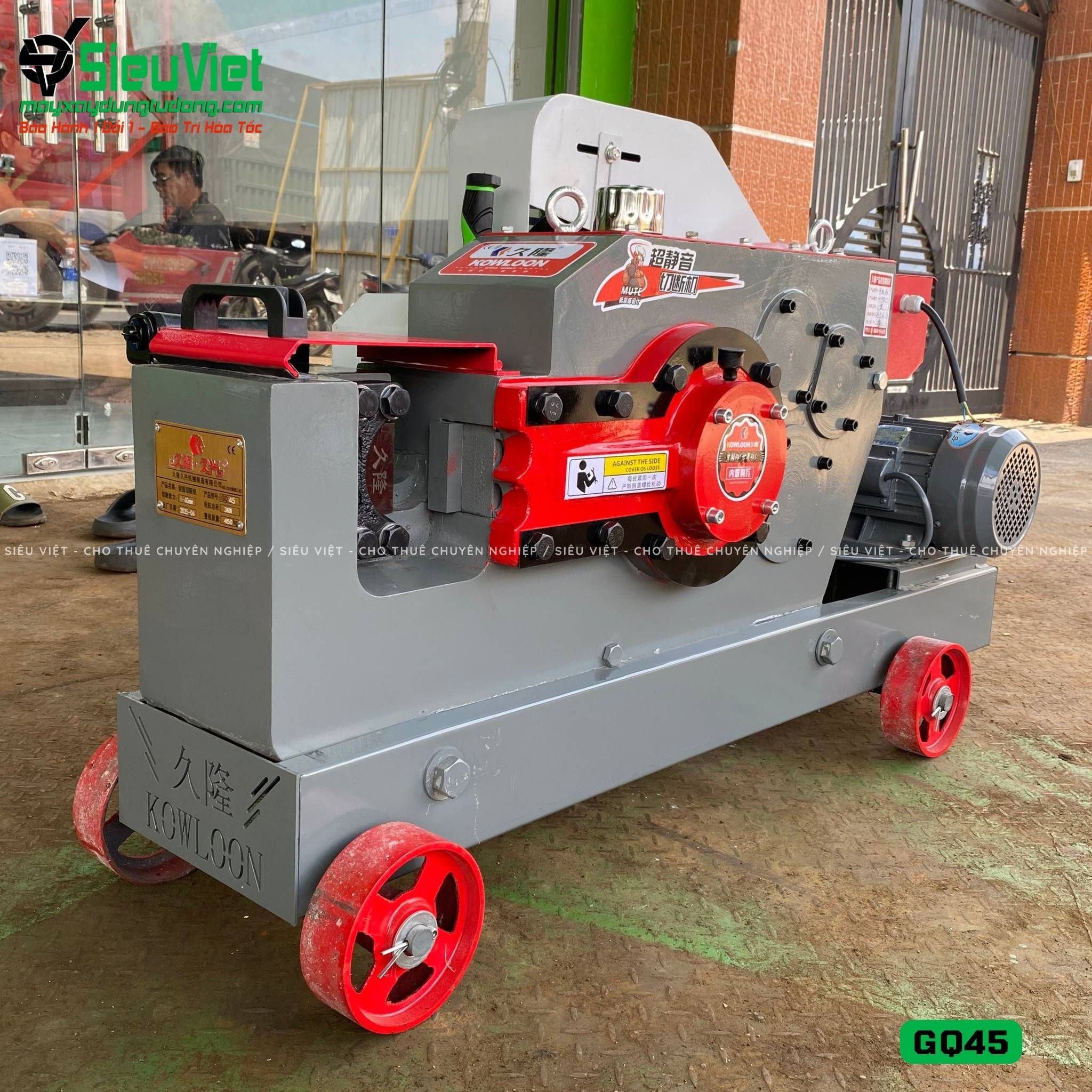 Máy cắt sắt GQ45 Kowloon Trung Quốc - Điện 380v, 3 Pha