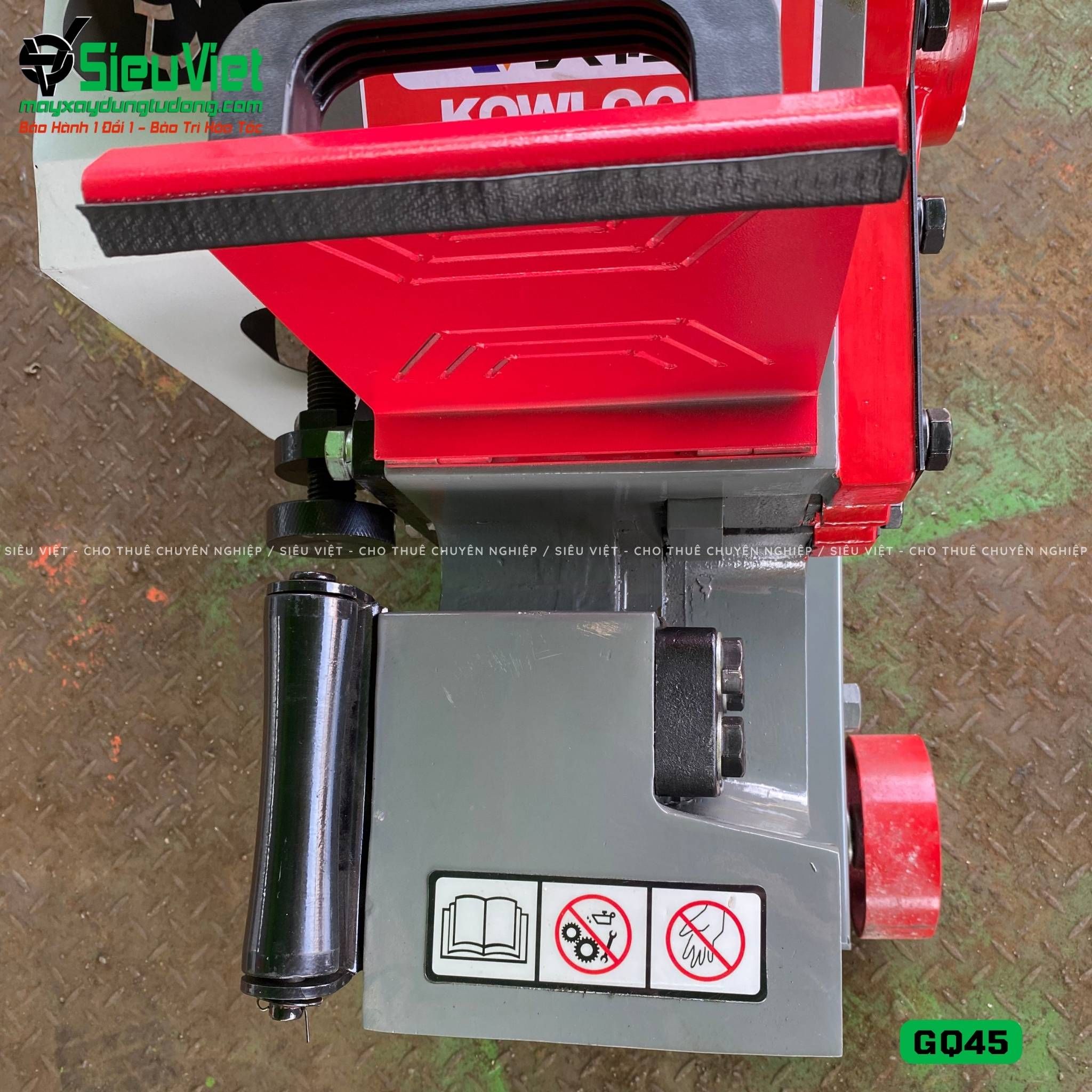 Máy cắt sắt GQ45 Kowloon Trung Quốc - Điện 380v, 3 Pha