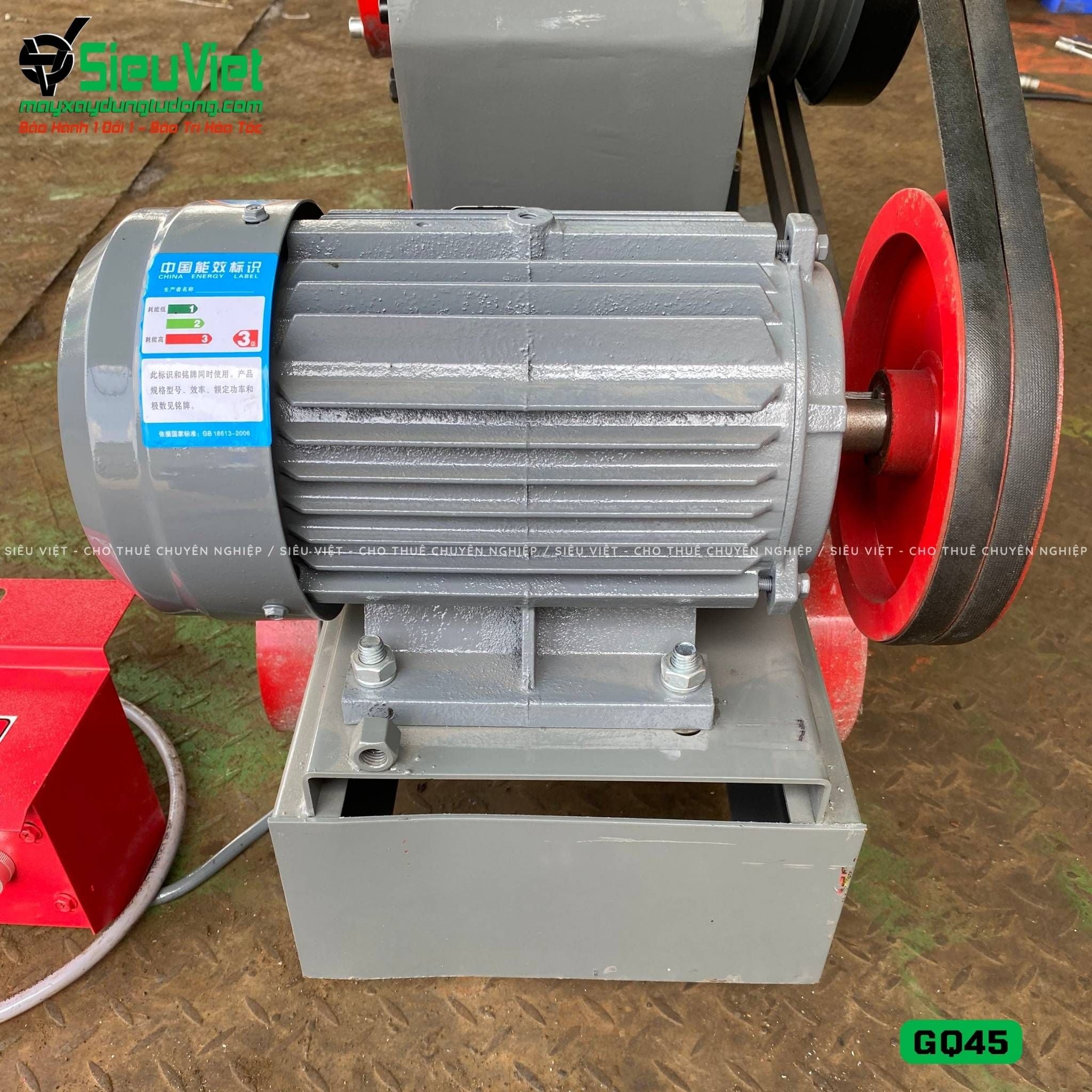 Máy cắt sắt GQ45 Kowloon Trung Quốc - Điện 380v, 3 Pha
