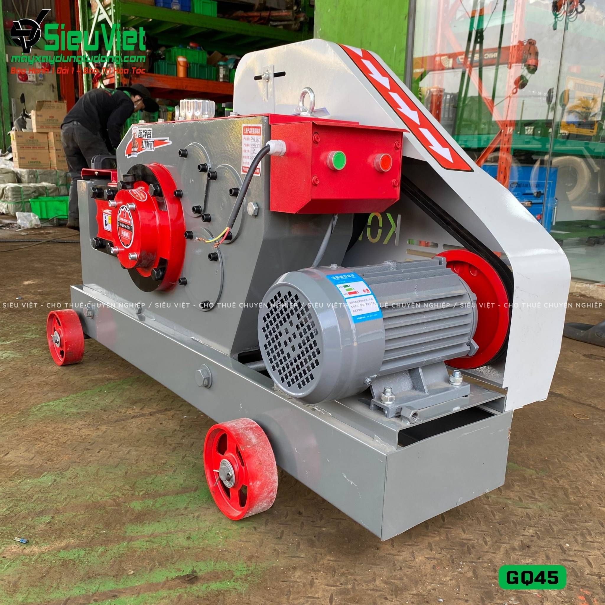 Máy cắt sắt GQ45 Kowloon Trung Quốc - Điện 380v, 3 Pha
