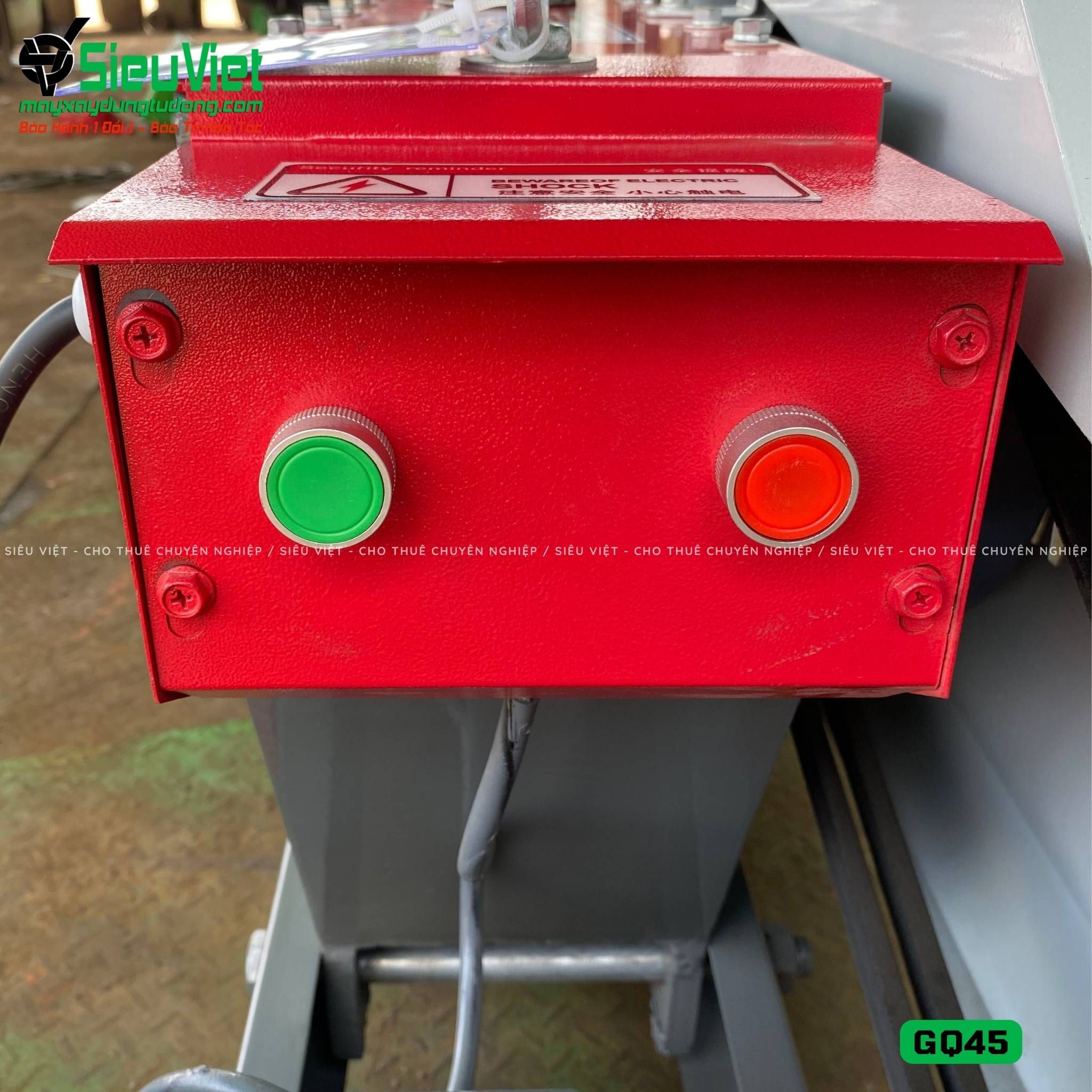 Máy cắt sắt GQ45 Kowloon Trung Quốc - Điện 380v, 3 Pha