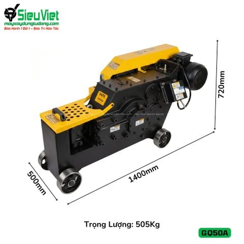 (Cũ) Máy cắt sắt GQ50A Trung Quốc - Điện 380v, 3 Pha