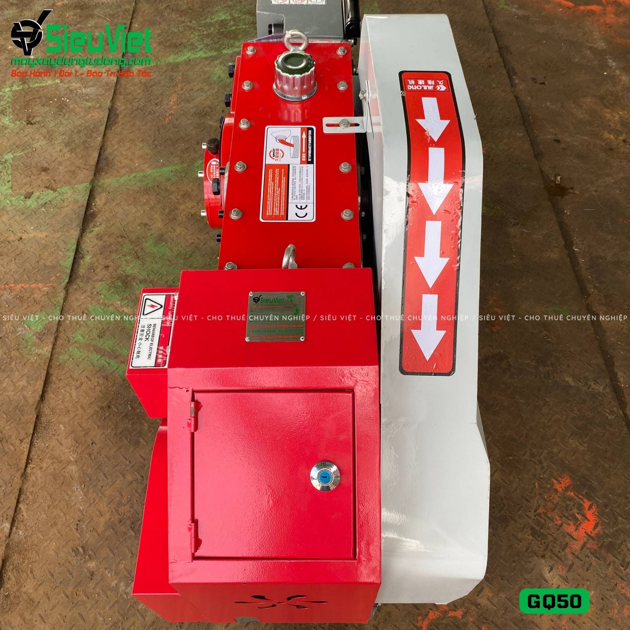 Máy cắt sắt GQ50 Kowloon Trung Quốc - Điện 380v, 3 Pha