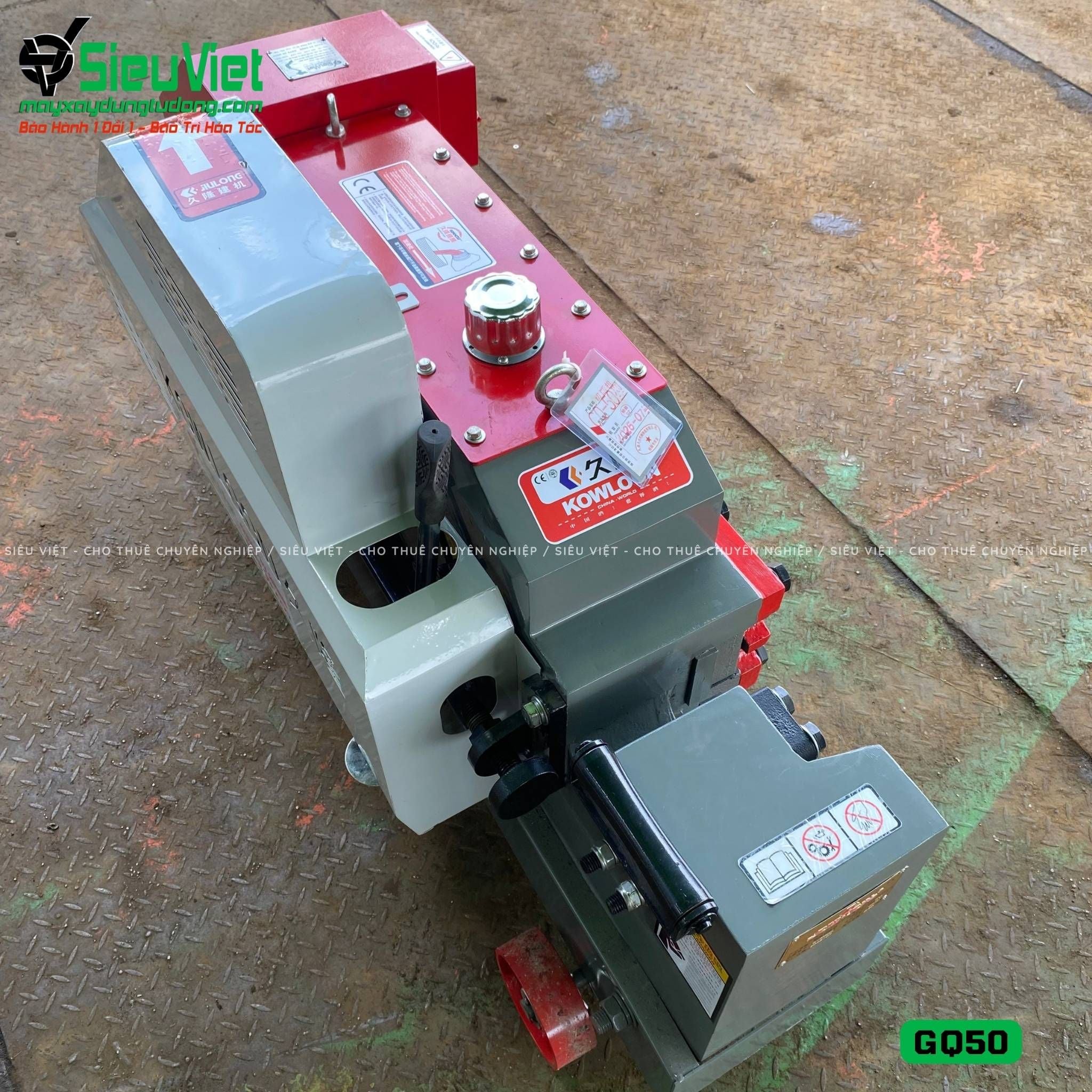 Máy cắt sắt GQ50 Kowloon Trung Quốc - Điện 380v, 3 Pha
