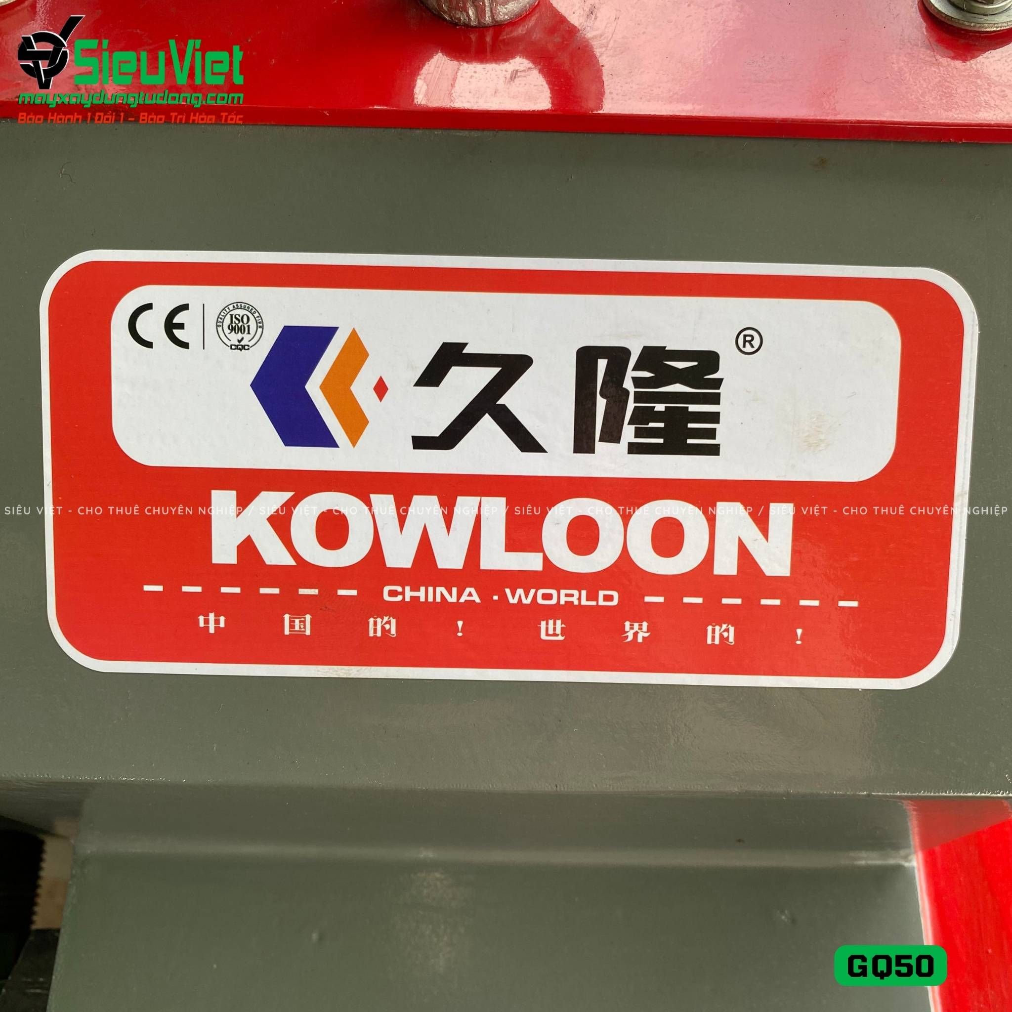 Máy cắt sắt GQ50 Kowloon Trung Quốc - Điện 380v, 3 Pha