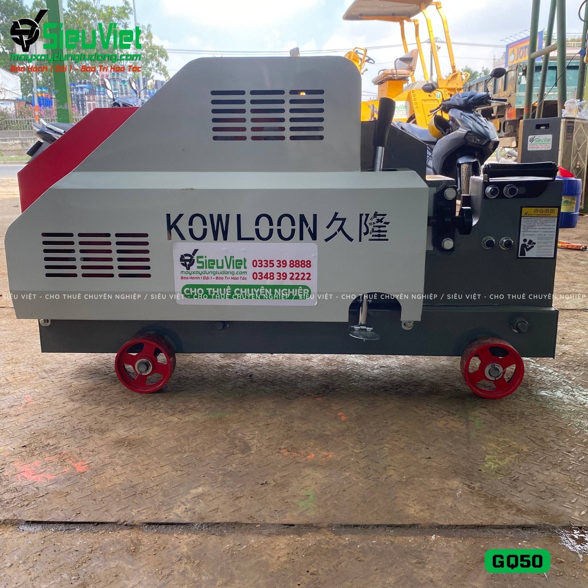 Máy cắt sắt GQ50 Kowloon Trung Quốc - Điện 380v, 3 Pha