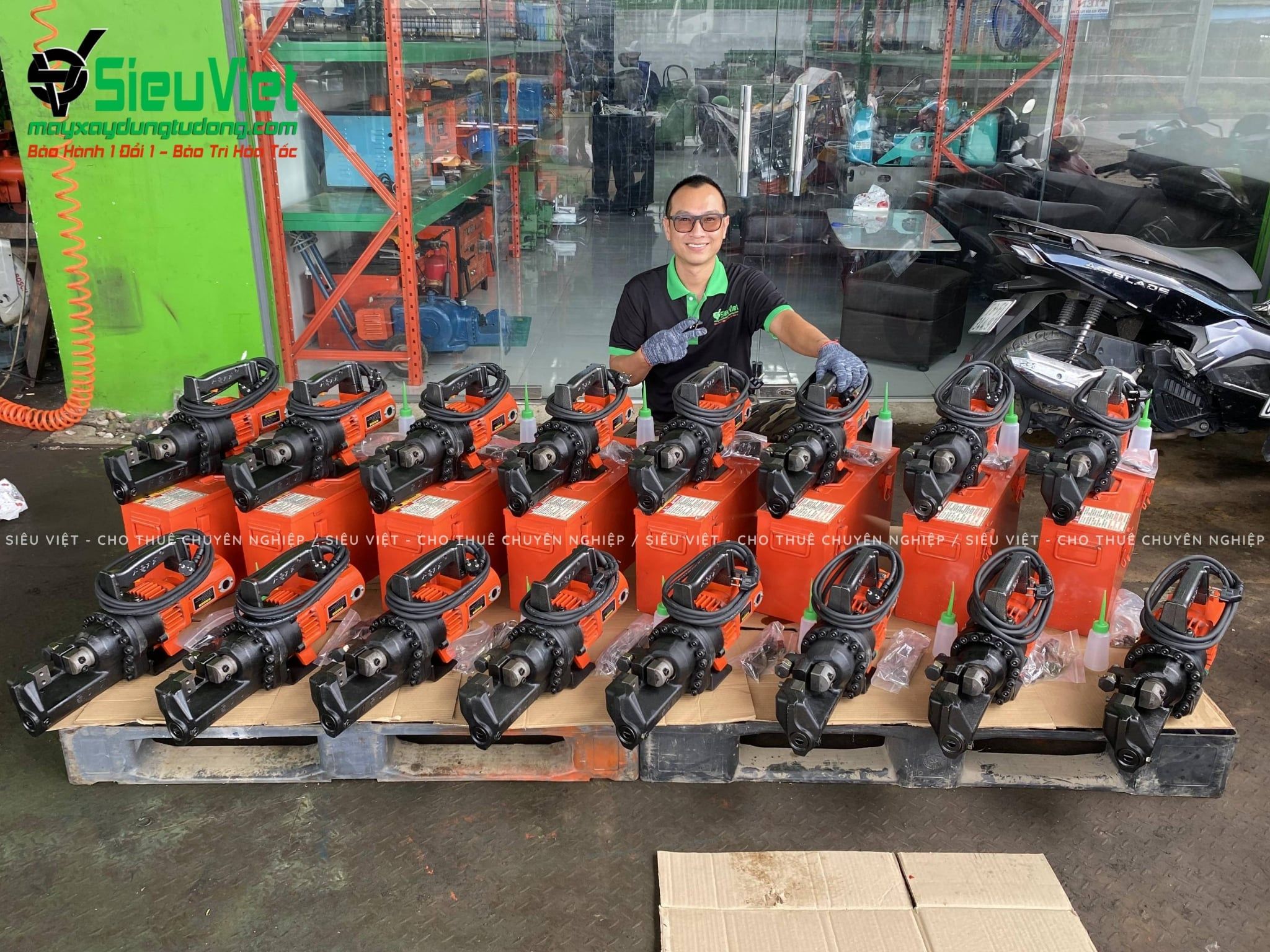 Máy cắt thép thủy lực cầm tay phi 32 Handy-32C Seoul Hàn Quốc