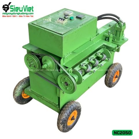 Máy duỗi sắt sắt tự động NC2050 phi 2 > 5mm - Điện 220v, dân dụng