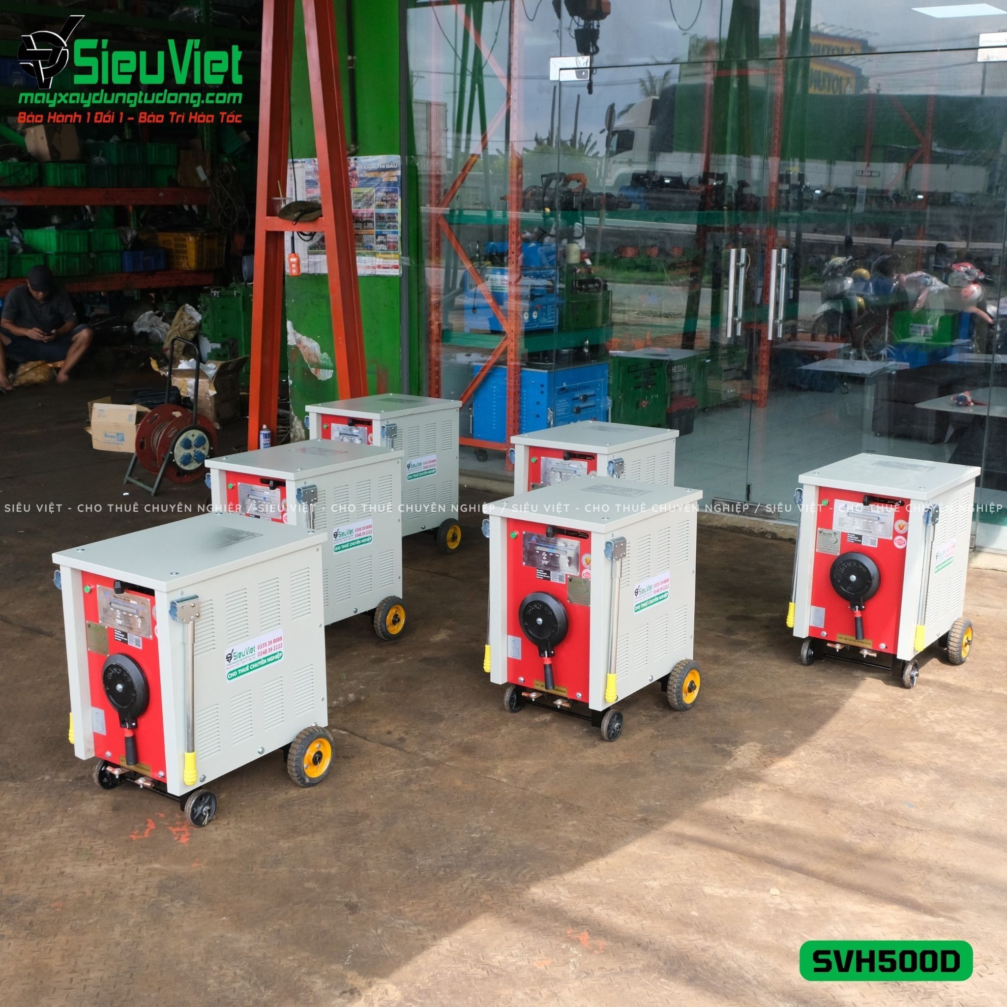 Máy biến thế hàn SVH500D (Điện 220V / 380V)
