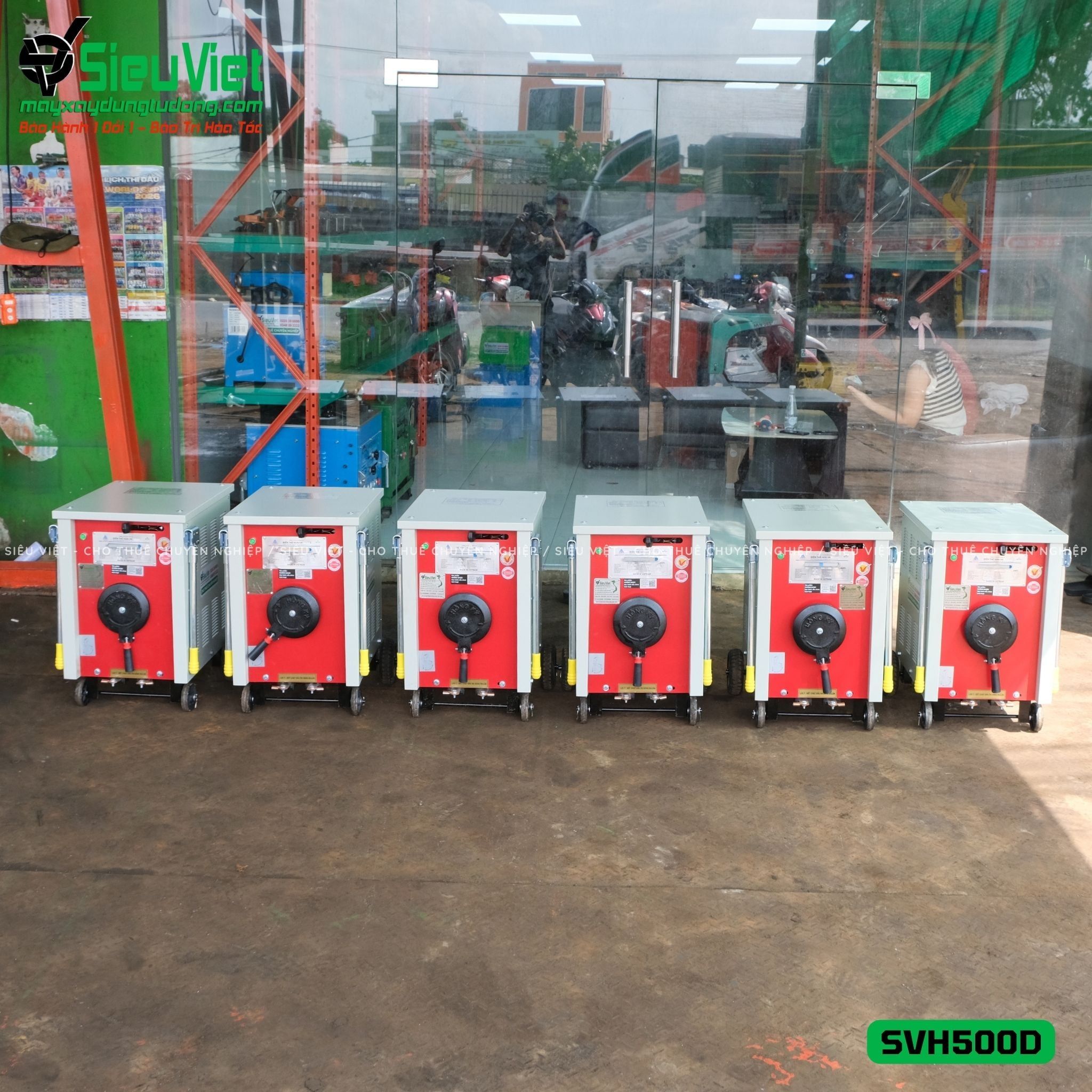 Máy biến thế hàn SVH500D (Điện 220V / 380V)