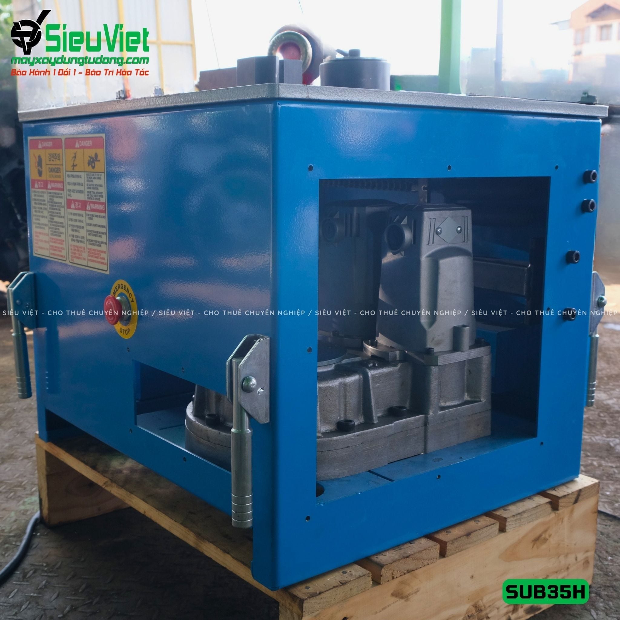 Máy uốn thép phi 32 SUB-35H Seoul Hàn Quốc - Điện 220v, 1 Pha