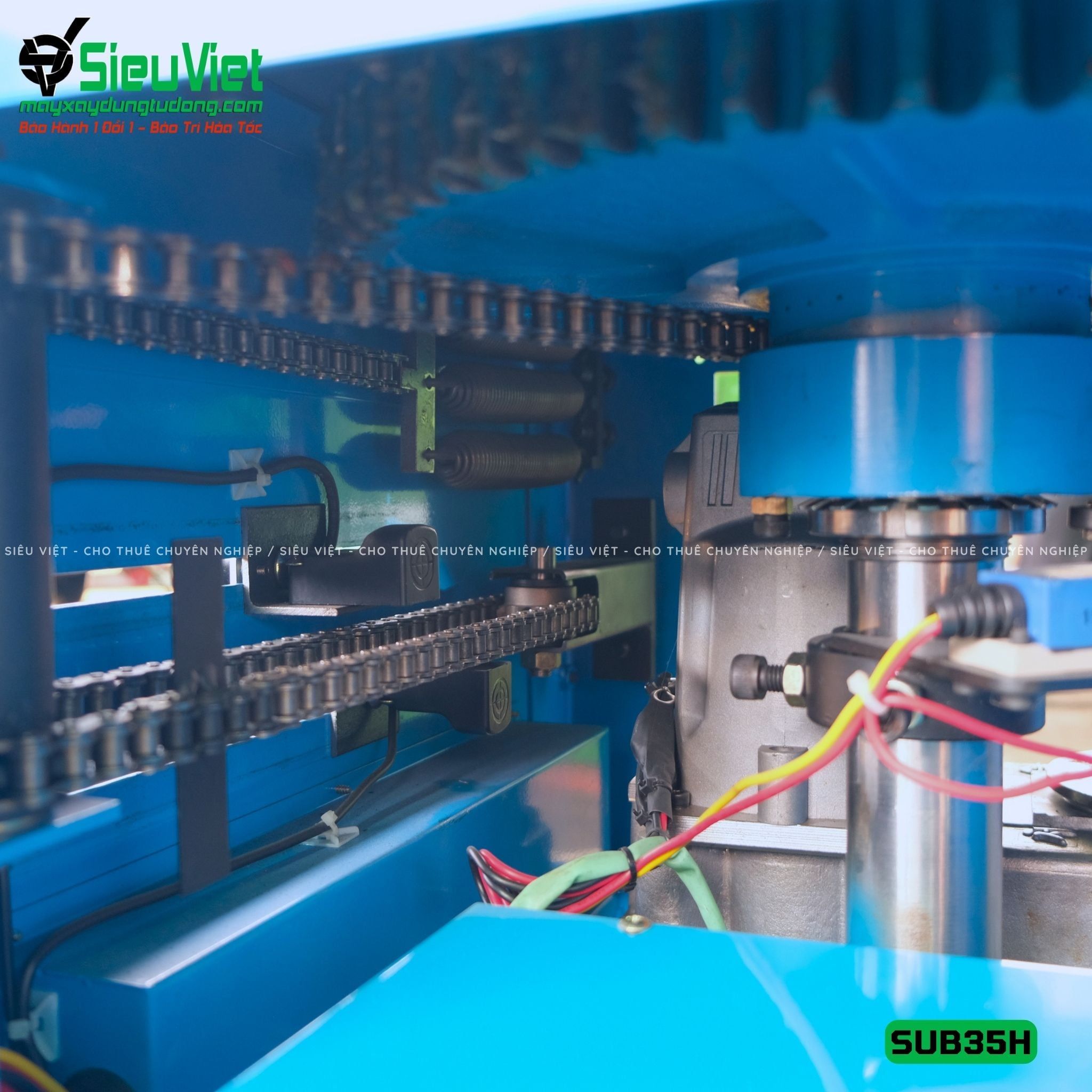 Máy uốn thép phi 32 SUB-35H Seoul Hàn Quốc - Điện 220v, 1 Pha