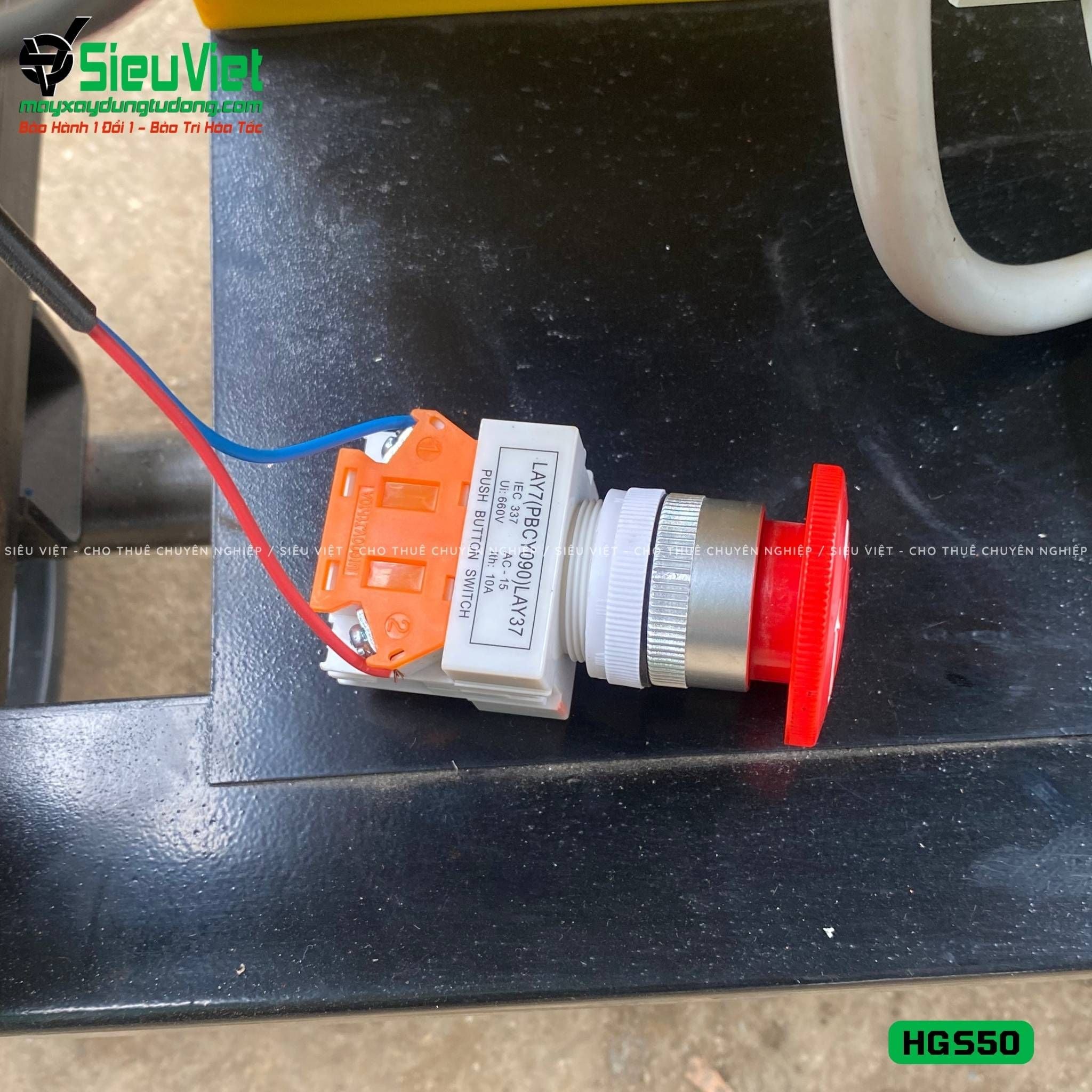 Máy tiện ren HGS50 Trung Quốc - Điện 380V, 3 Pha