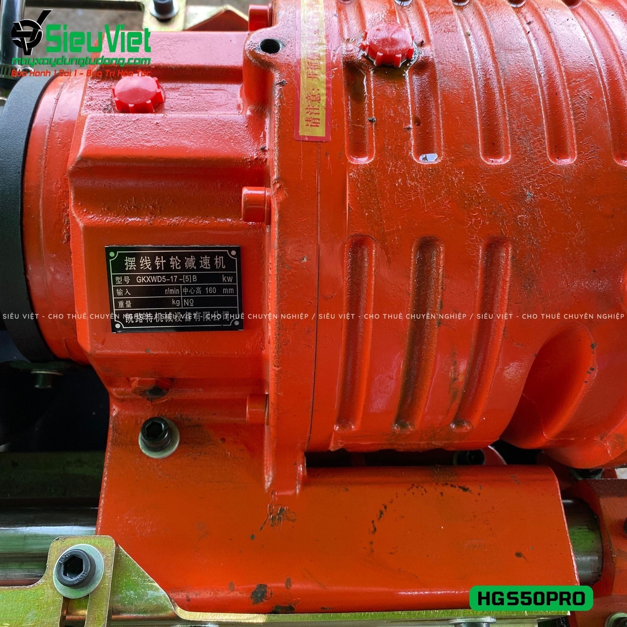 Máy tiện ren HGS50PRO (Ren dài 300mm) - Điện 380V, 3 Pha