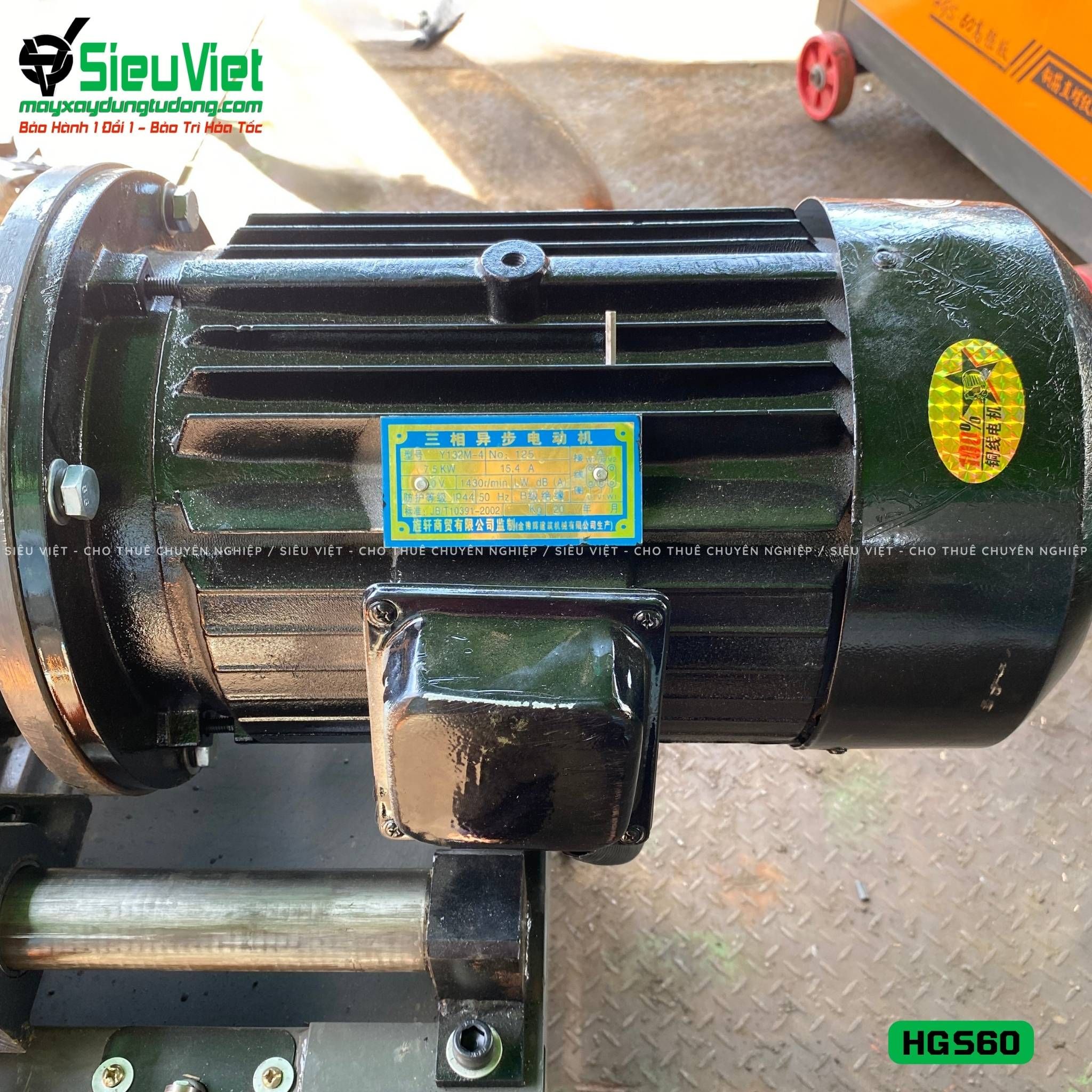 Máy tiện ren HGS60 Trung Quốc - Điện 380V, 3 Pha