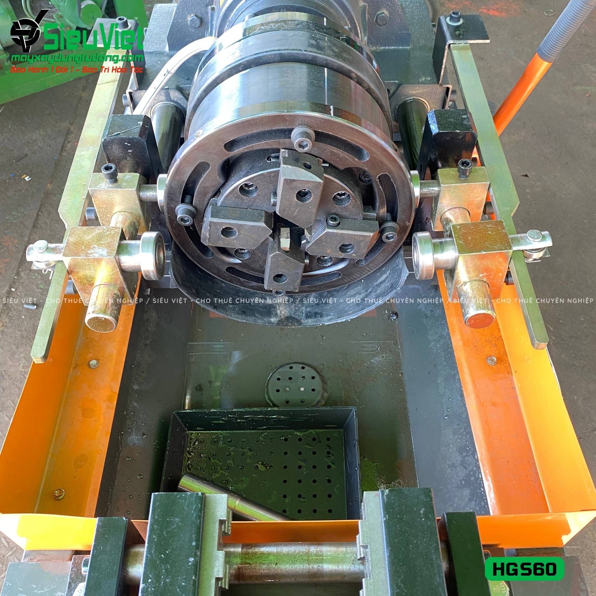 Máy tiện ren HGS60 Trung Quốc - Điện 380V, 3 Pha