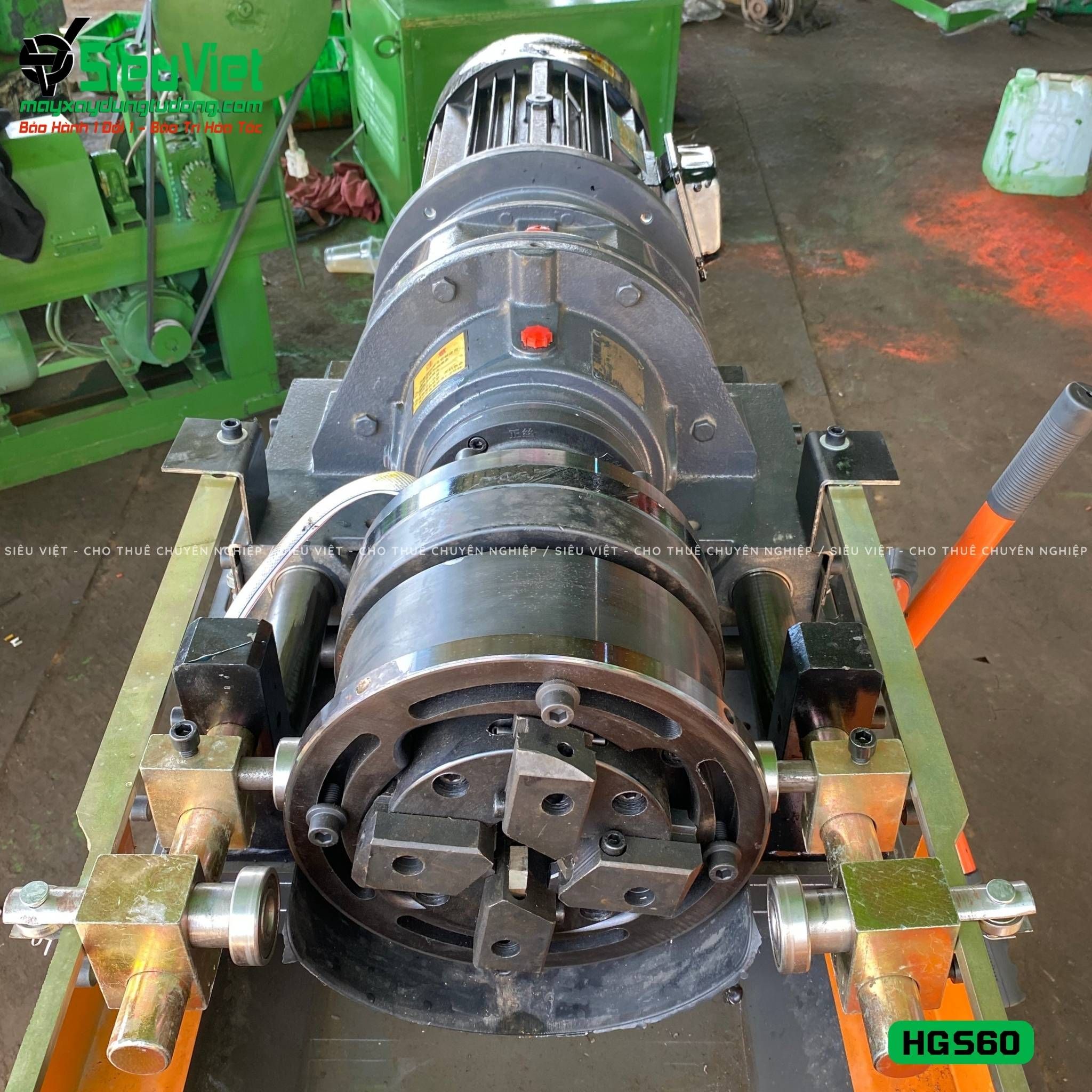 Máy tiện ren HGS60 Trung Quốc - Điện 380V, 3 Pha