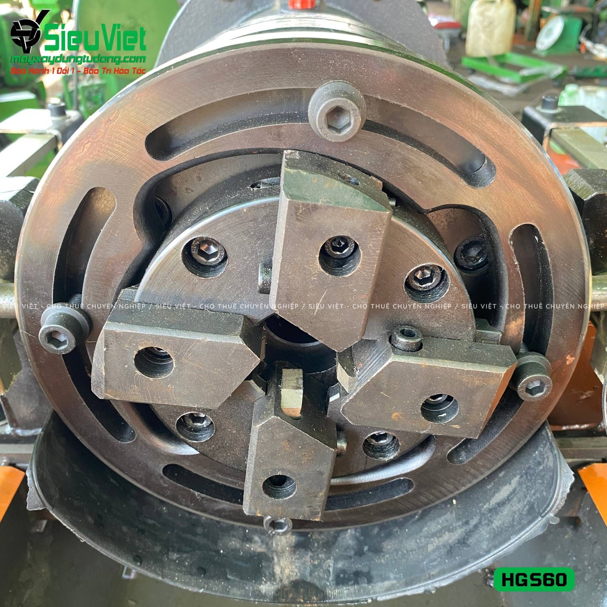 Máy tiện ren HGS60 Trung Quốc - Điện 380V, 3 Pha