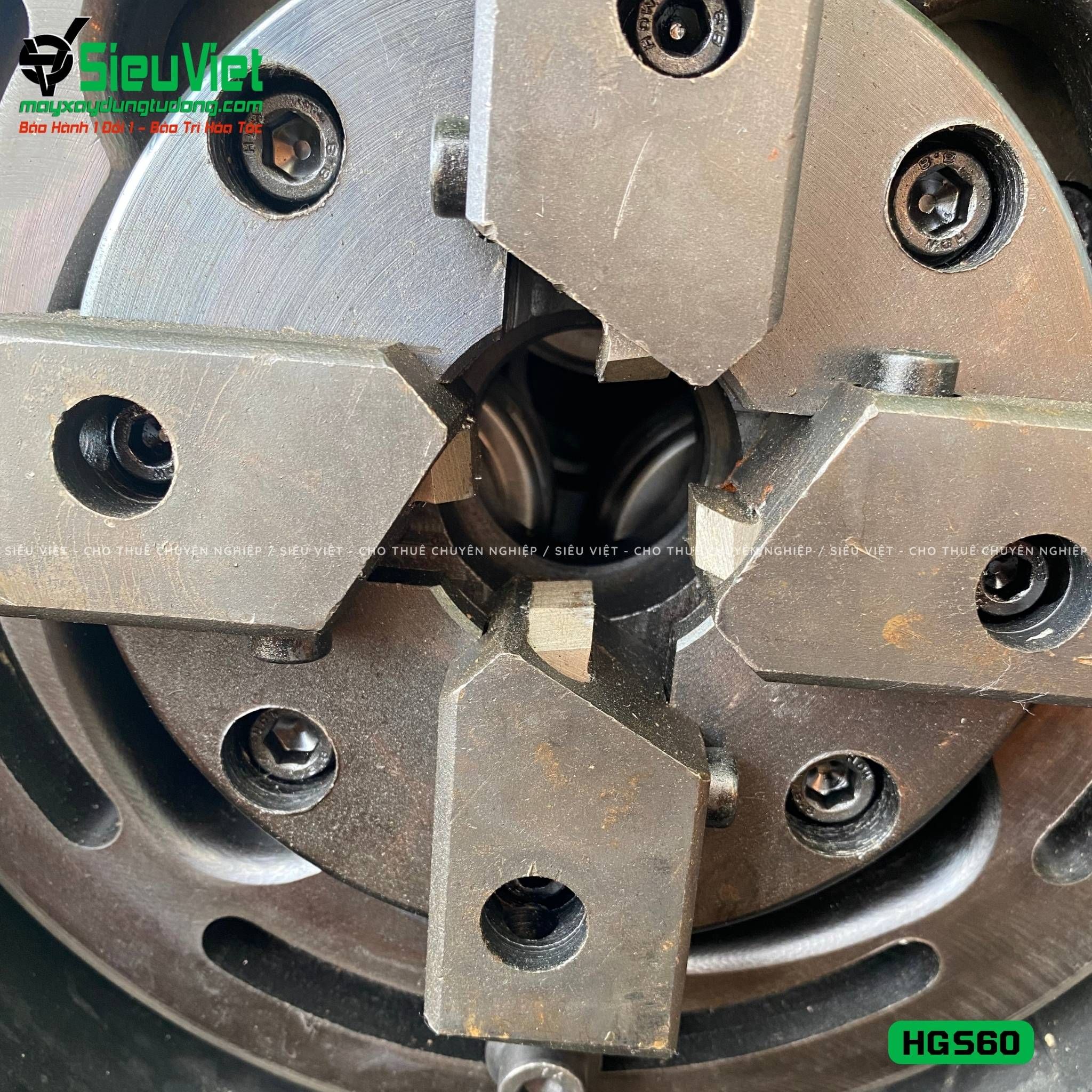 Máy tiện ren HGS60 Trung Quốc - Điện 380V, 3 Pha