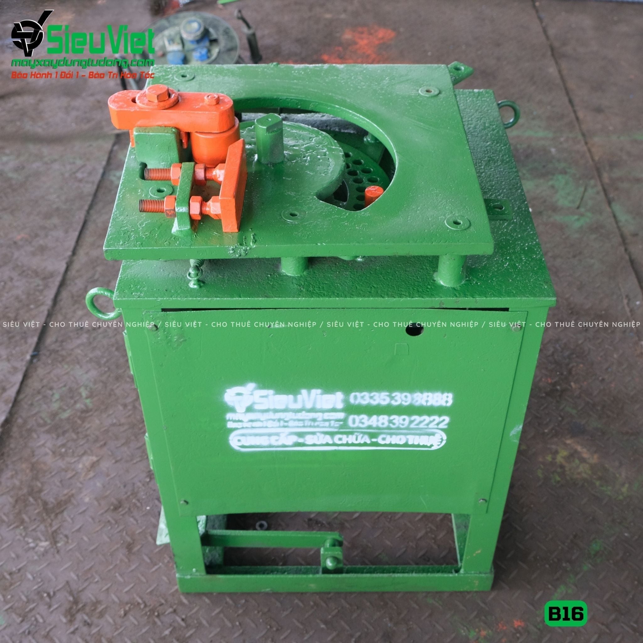 (Cũ) Máy uốn sắt B16 Nhật Bản - Điện 380V, 3 Pha