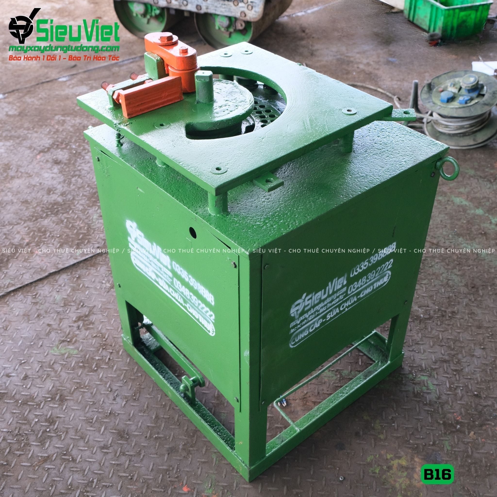 (Cũ) Máy uốn sắt B16 Nhật Bản - Điện 380V, 3 Pha