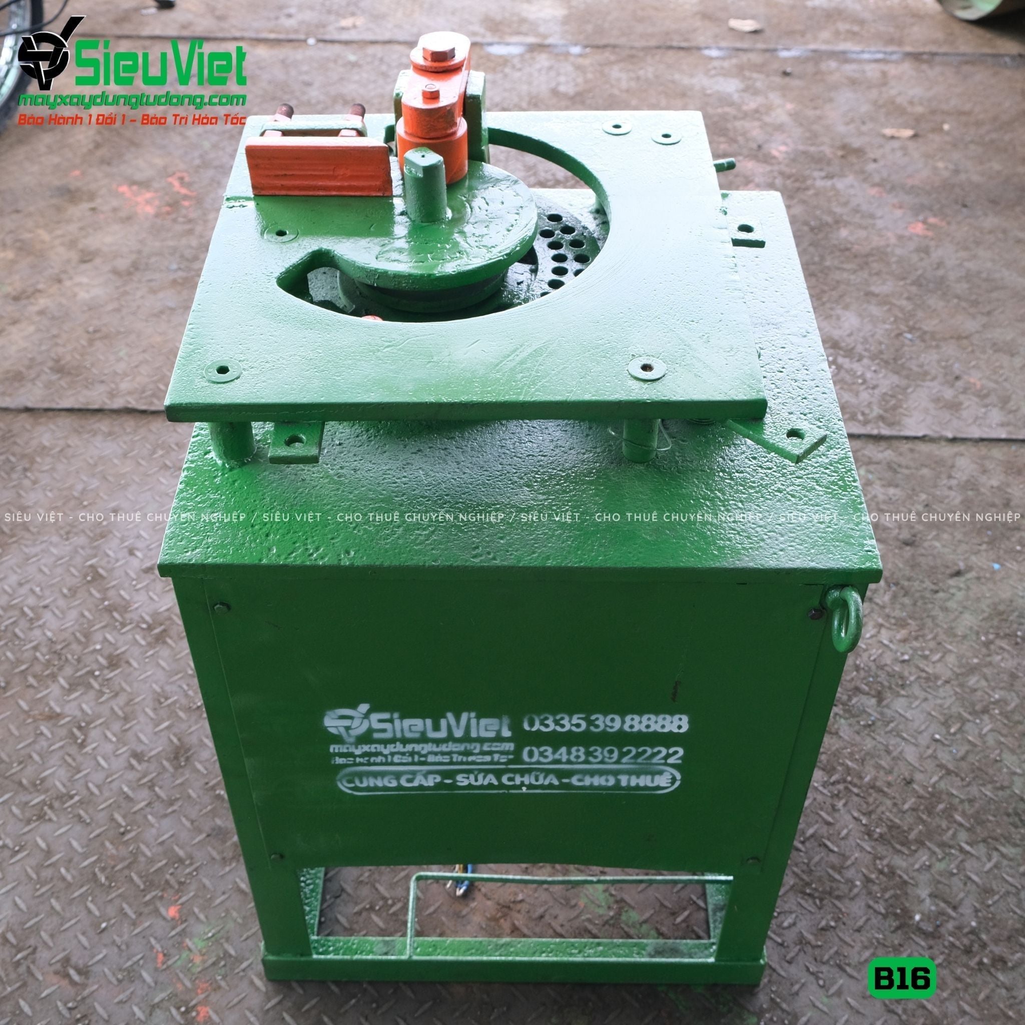 (Cũ) Máy uốn sắt B16 Nhật Bản - Điện 380V, 3 Pha