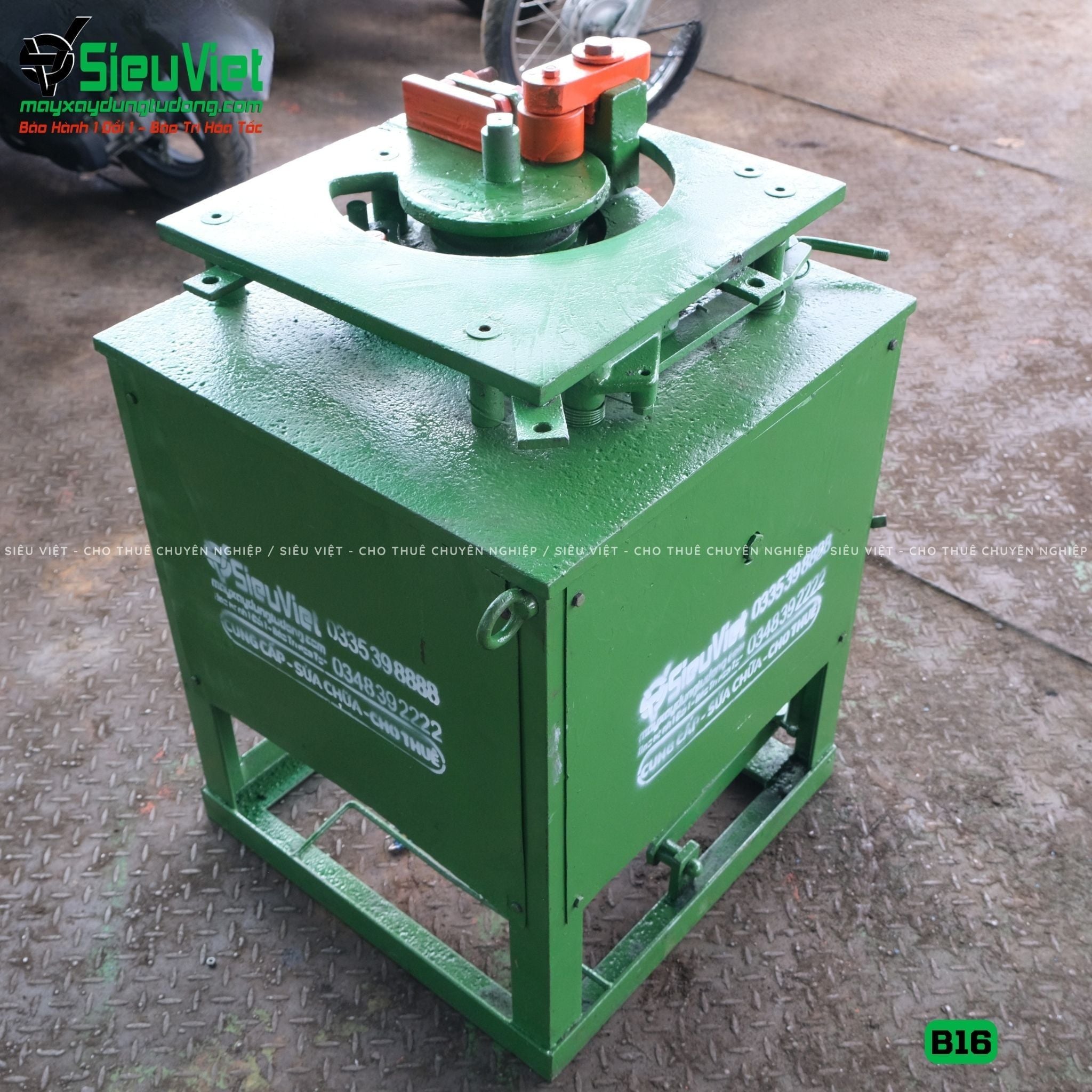 (Cũ) Máy uốn sắt B16 Nhật Bản - Điện 380V, 3 Pha