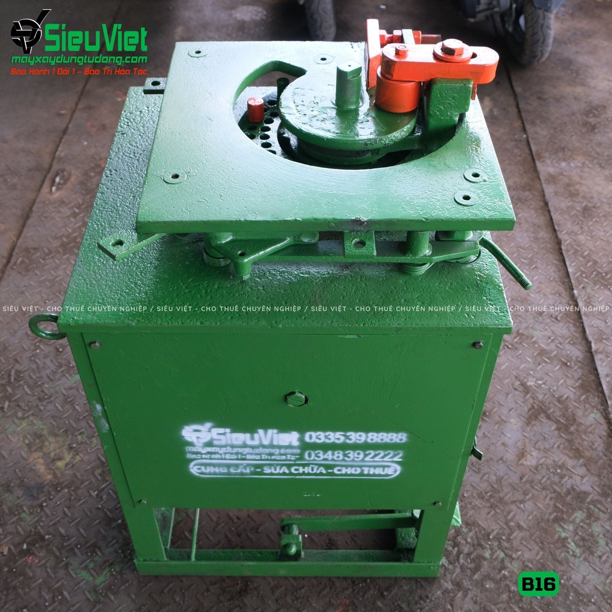 (Cũ) Máy uốn sắt B16 Nhật Bản - Điện 380V, 3 Pha