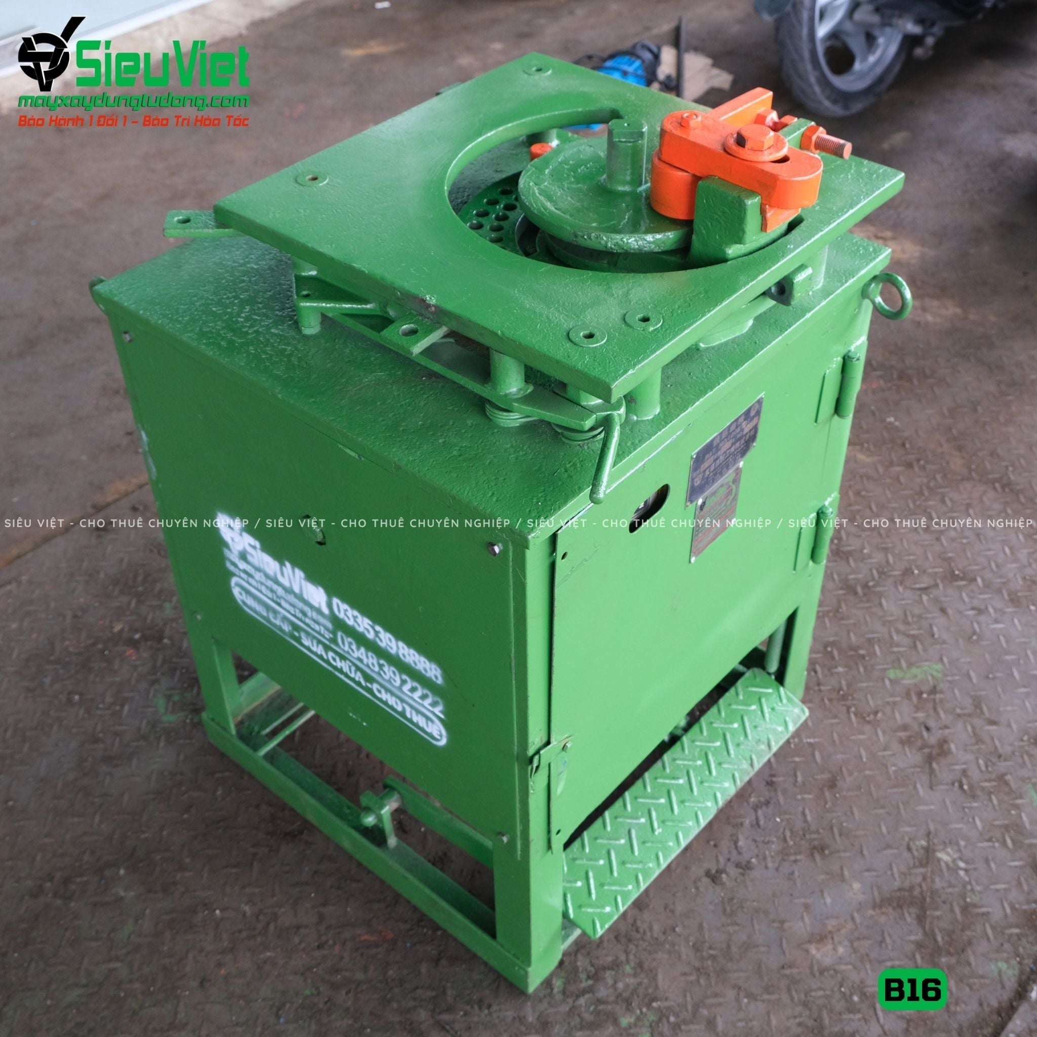(Cũ) Máy uốn sắt B16 Nhật Bản - Điện 380V, 3 Pha
