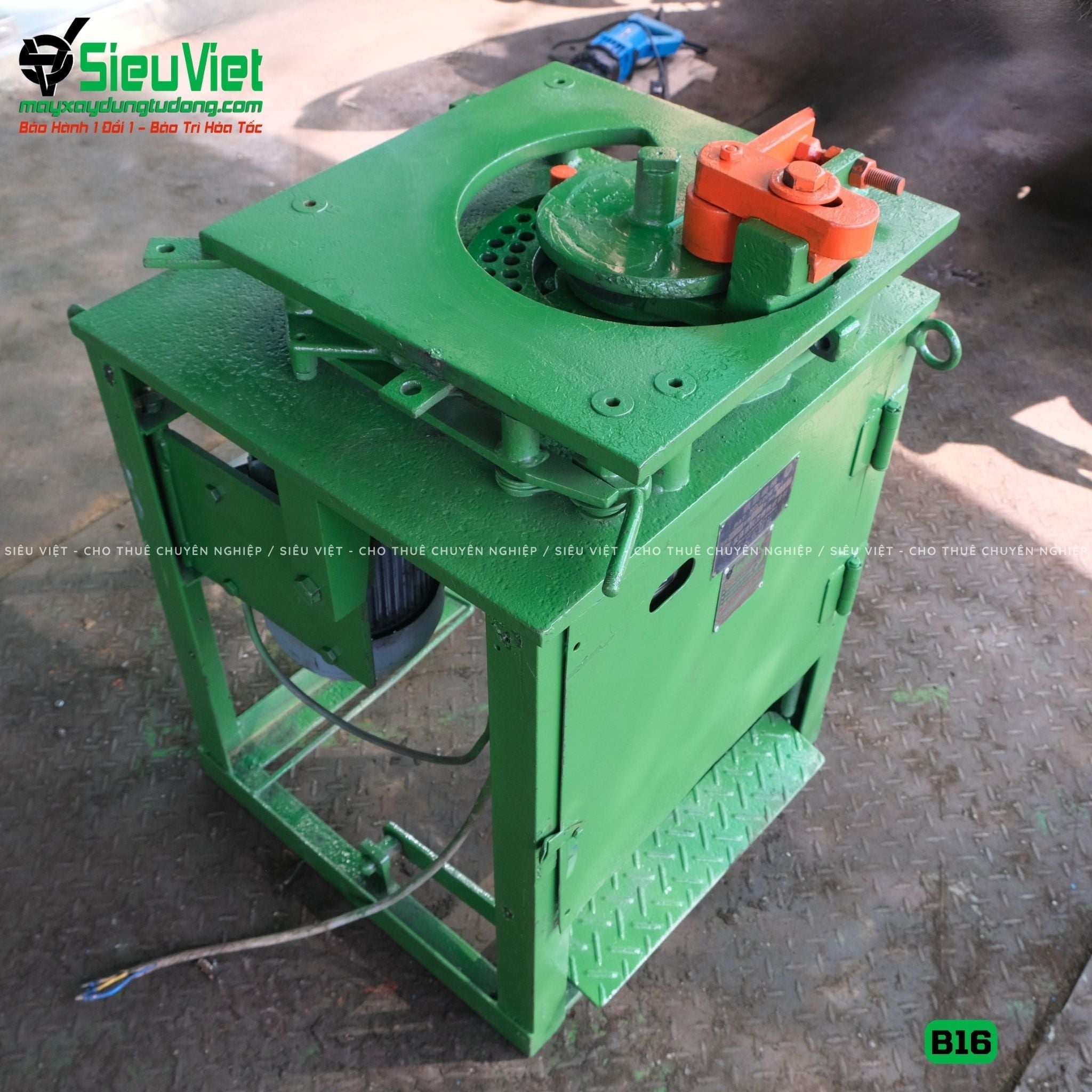 (Cũ) Máy uốn sắt B16 Nhật Bản - Điện 380V, 3 Pha