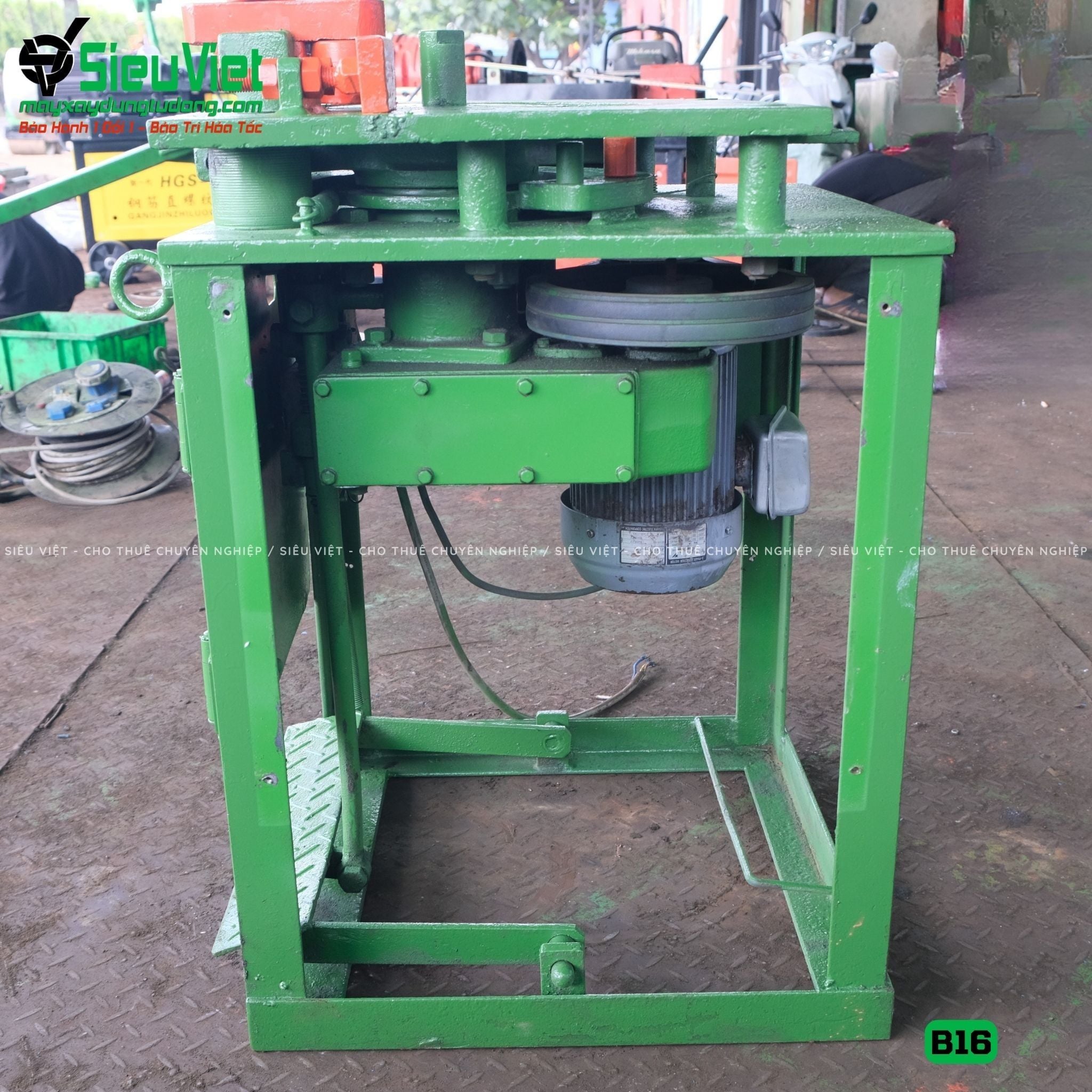 (Cũ) Máy uốn sắt B16 Nhật Bản - Điện 380V, 3 Pha