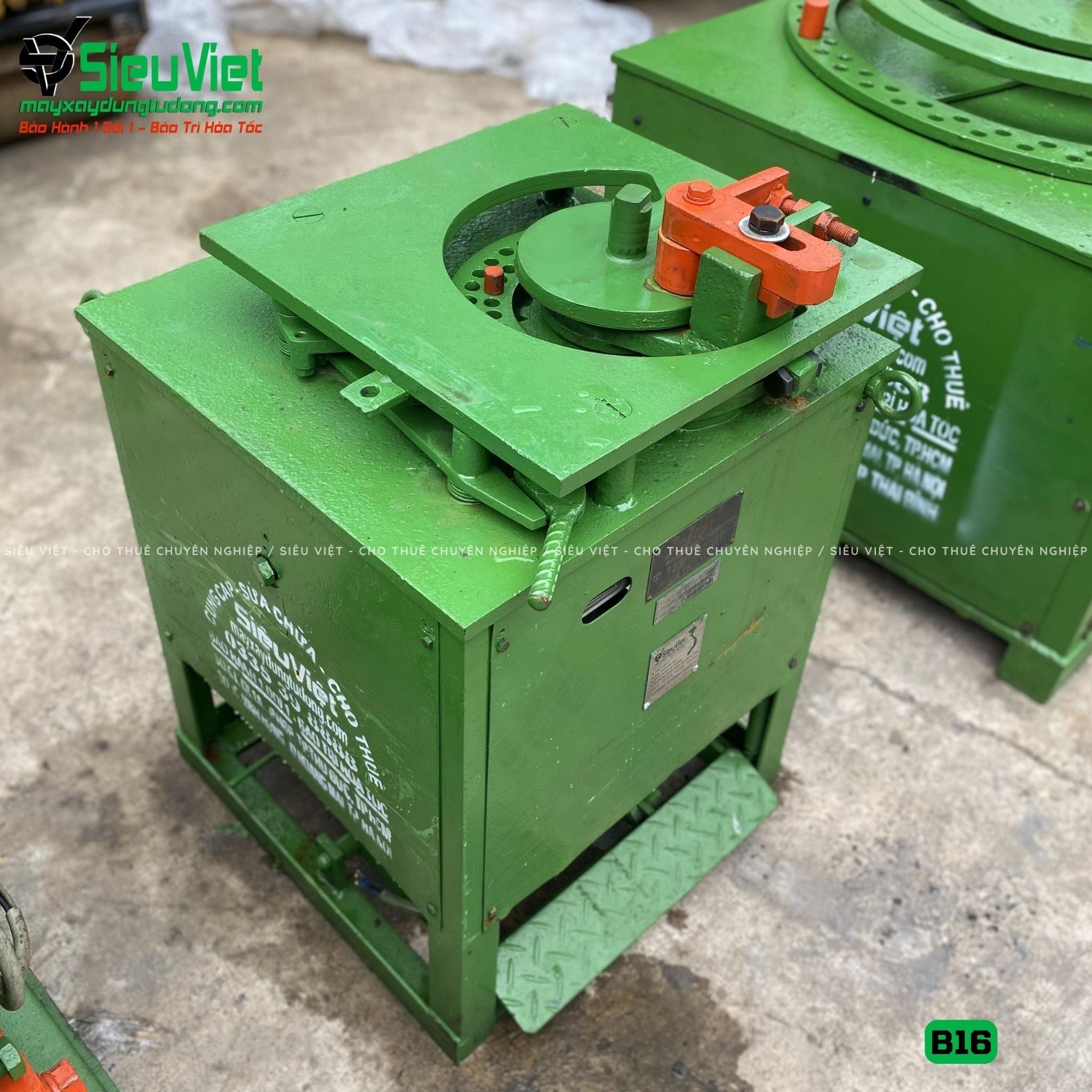 (Cũ) Máy uốn sắt B16 Nhật Bản - Điện 380V, 3 Pha