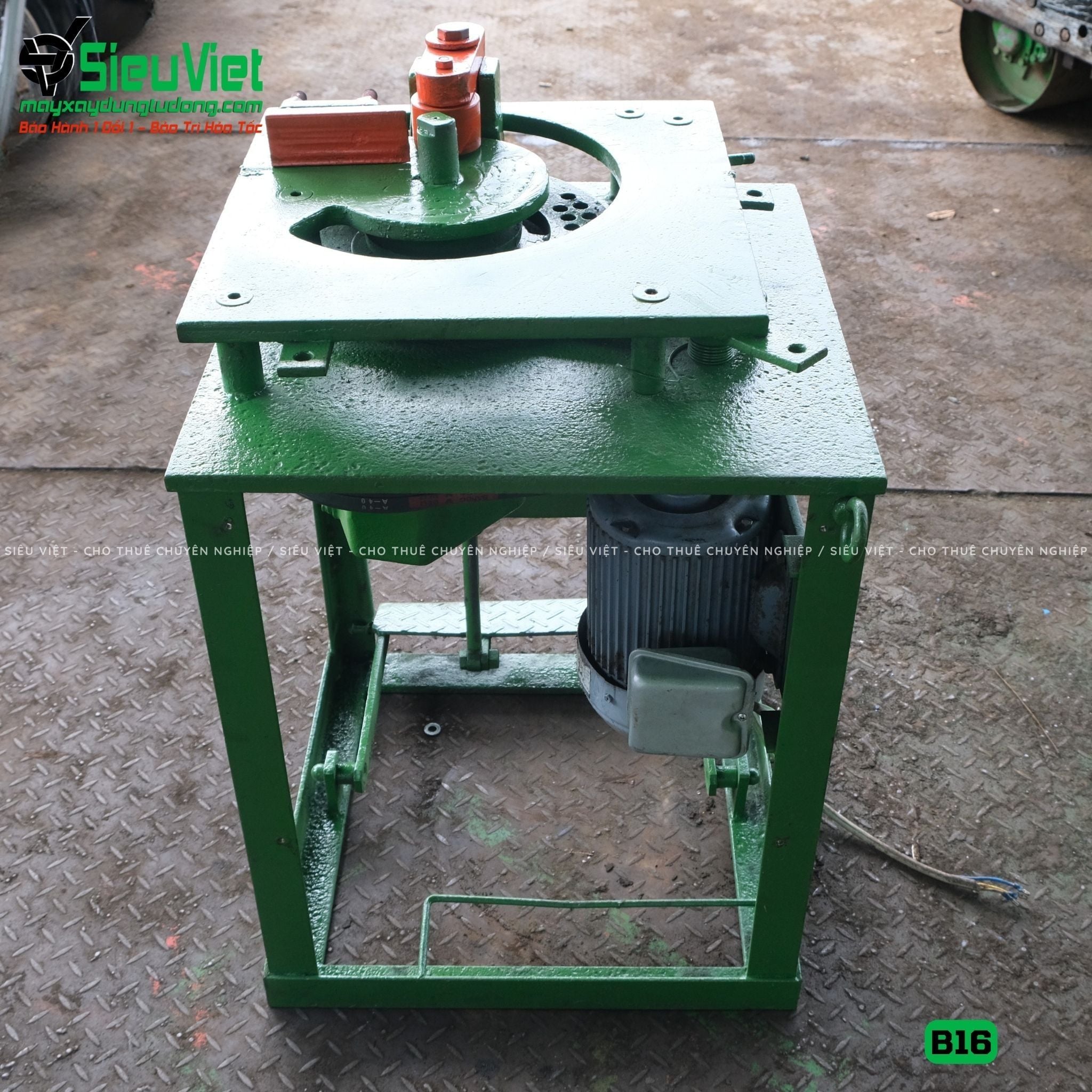 (Cũ) Máy uốn sắt B16 Nhật Bản - Điện 380V, 3 Pha