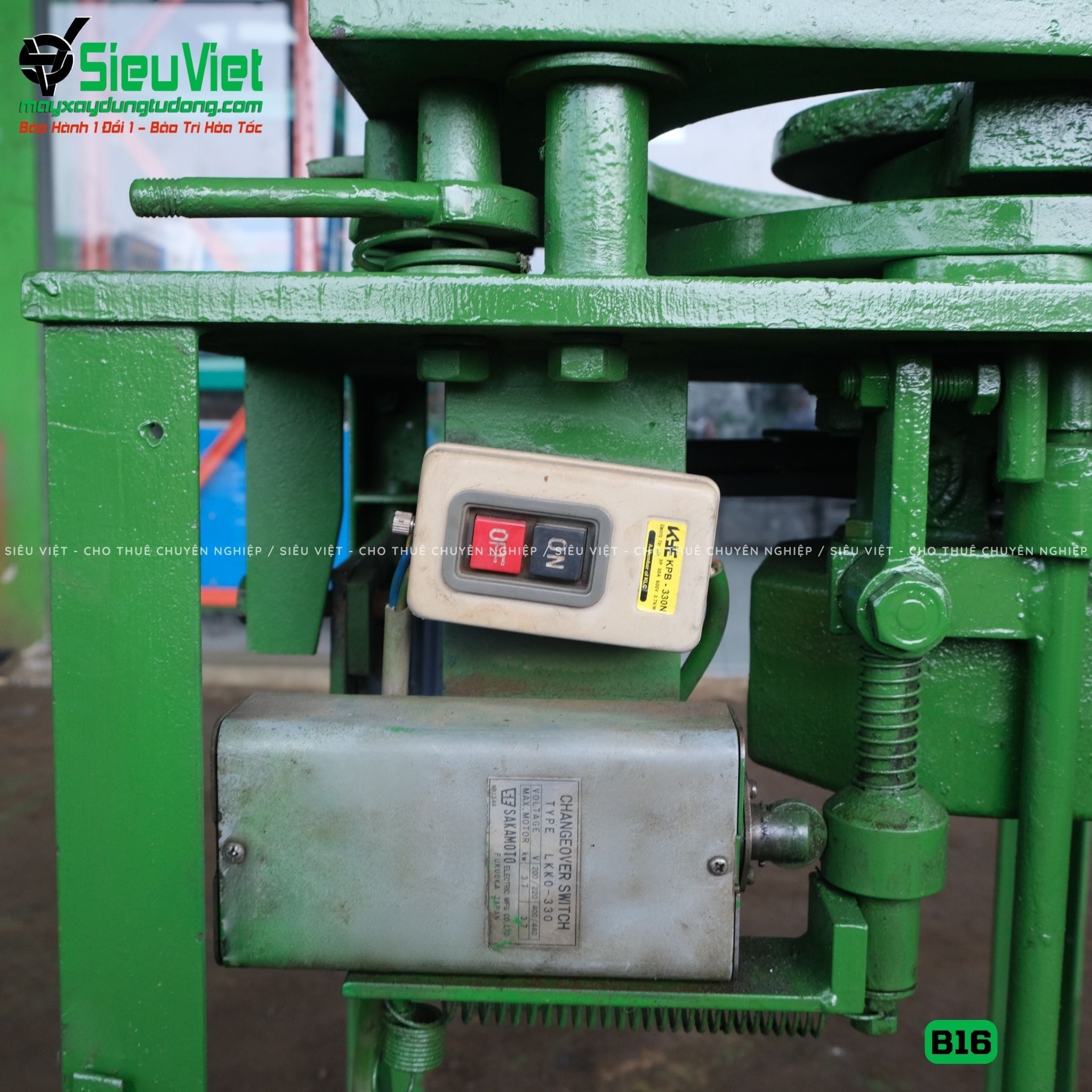 (Cũ) Máy uốn sắt B16 Nhật Bản - Điện 380V, 3 Pha