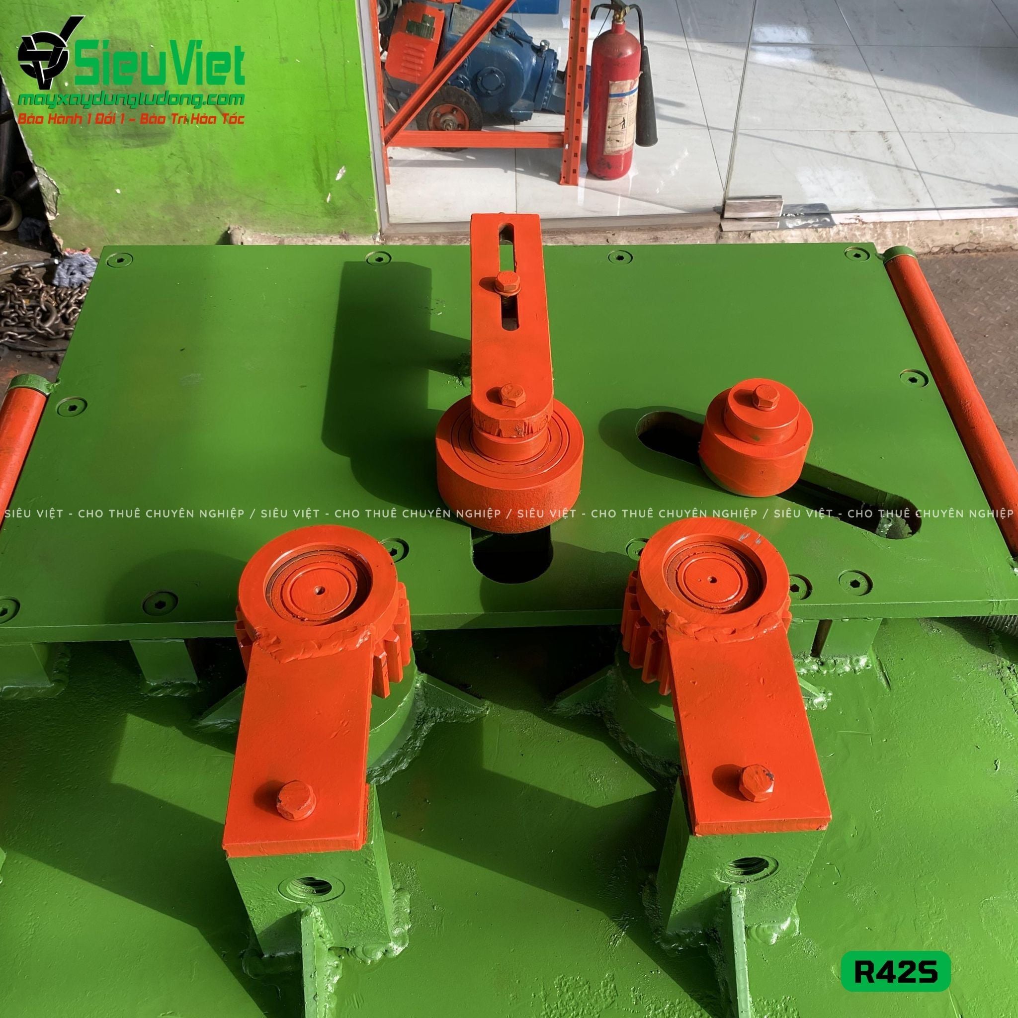 (Cũ) Máy uốn đai tròn R42S Việt Nam - Điện 380v, 3 Pha