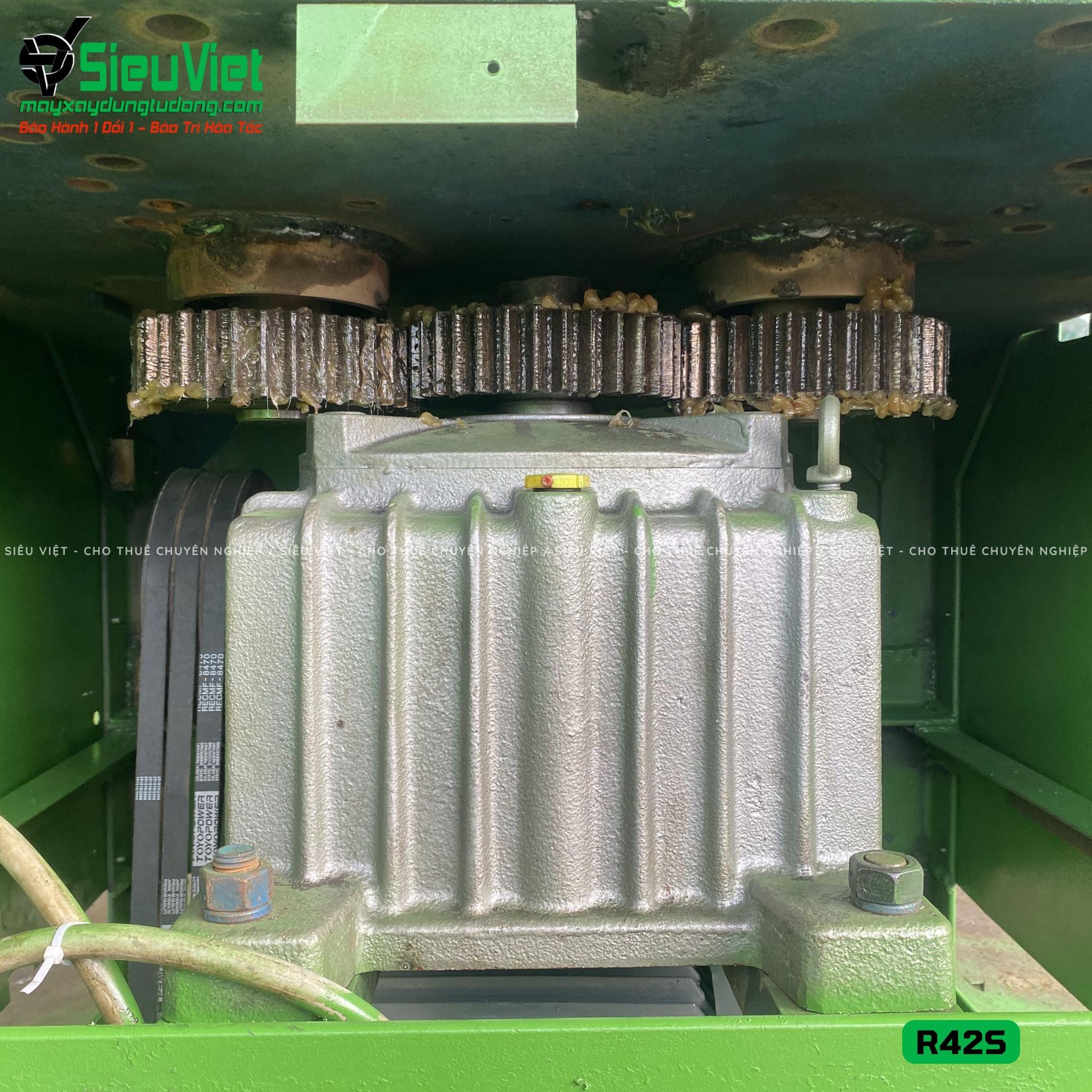 Thuê Tháng Máy uốn tròn sắt phi 16-40 R42, R42S - Điện 380v, 3 pha