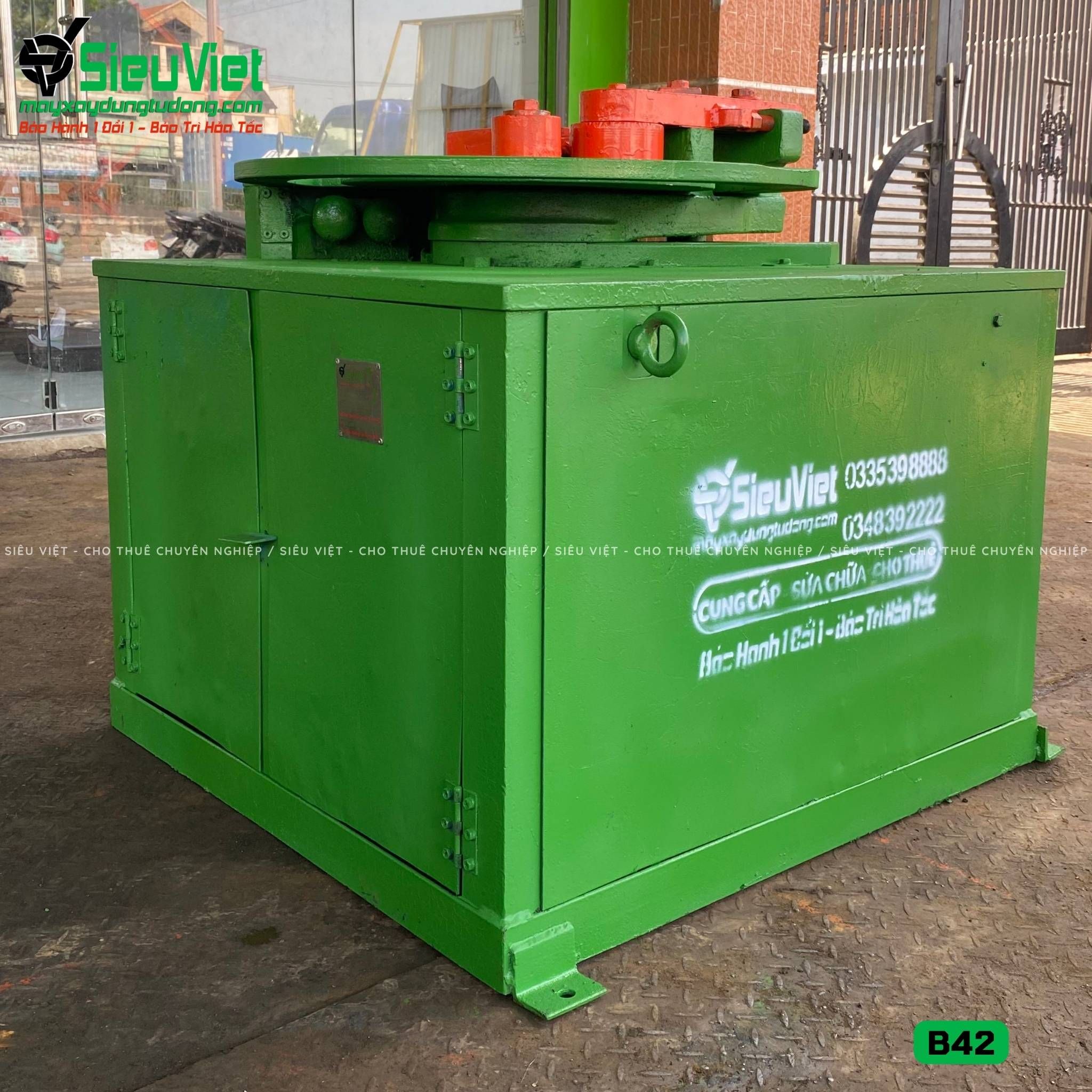 (Cũ) Máy uốn sắt B42 Nhật Bản - Điện 380V, 3 Pha (Loại 1)
