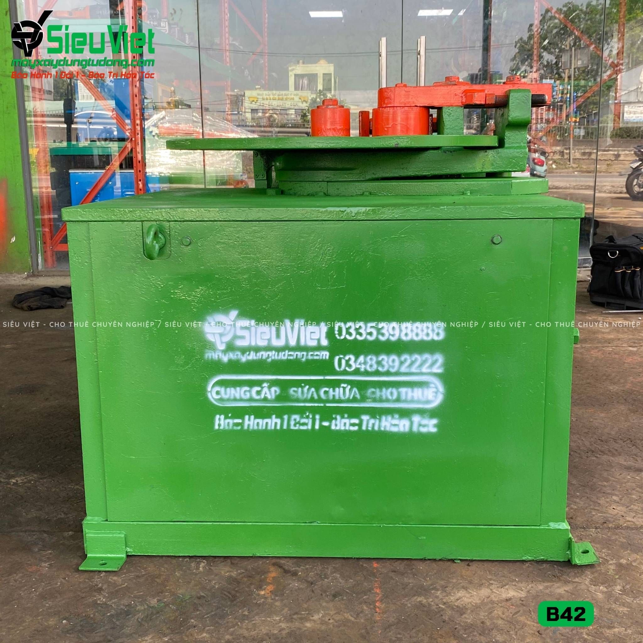 (Cũ) Máy uốn sắt B42 Nhật Bản - Điện 380V, 3 Pha (Loại 1)