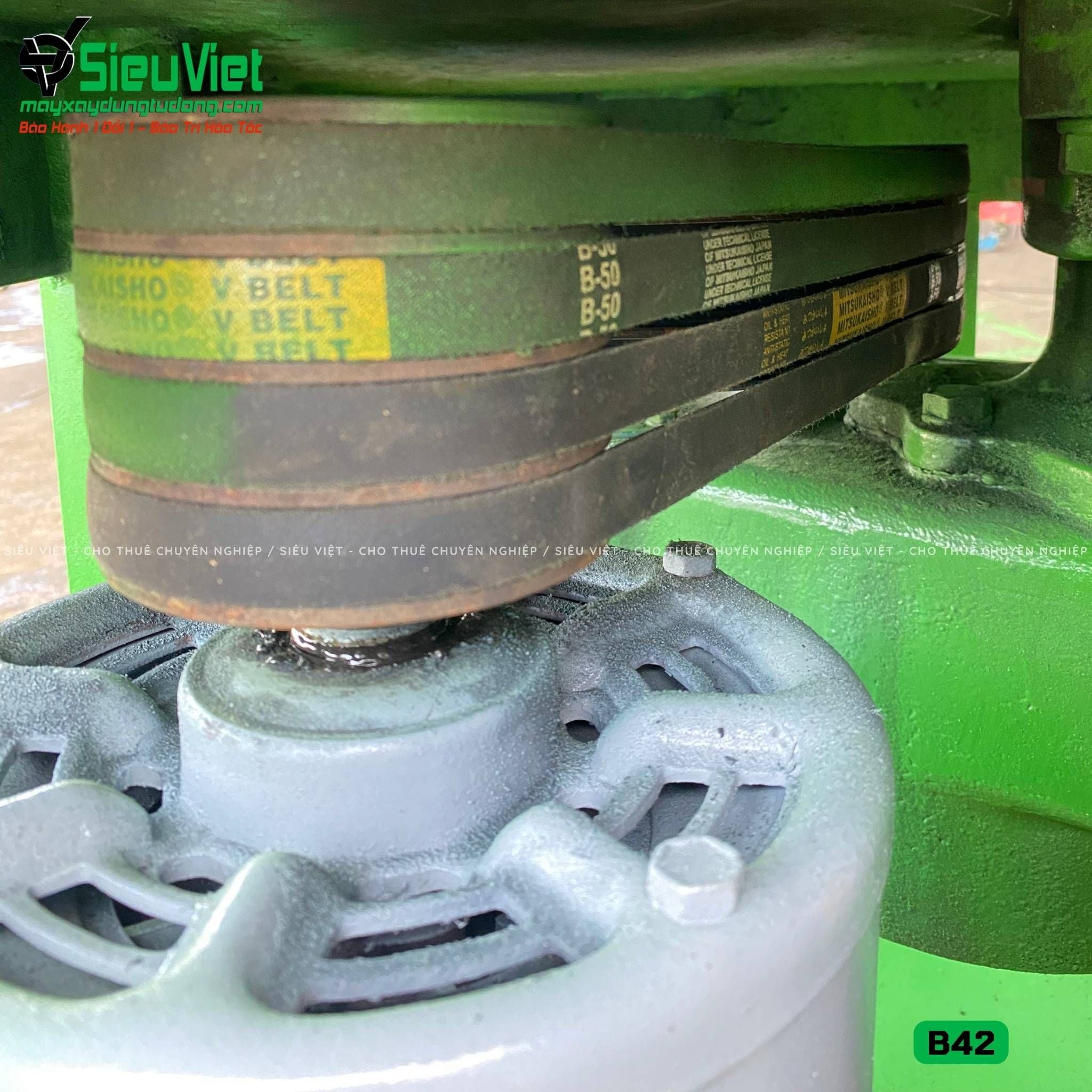 Thuê Tháng Máy uốn sắt phi 10-32 B42 - Điện 380V, 3 Pha
