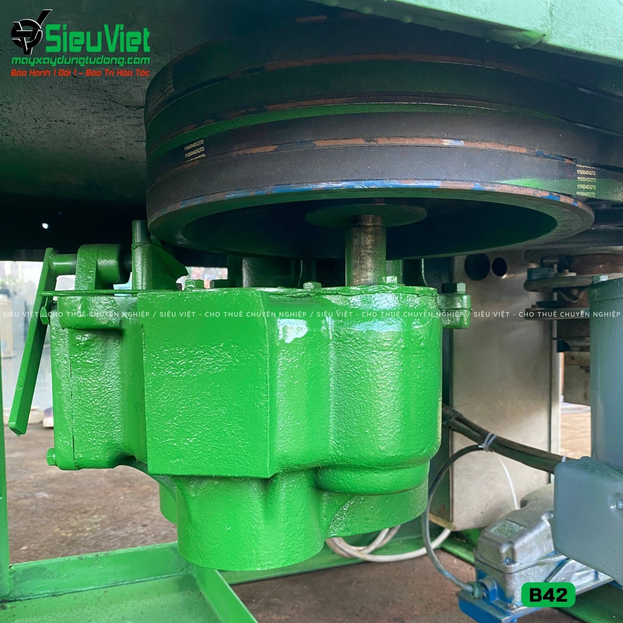 Thuê Tháng Máy uốn sắt phi 10-32 B42 - Điện 380V, 3 Pha