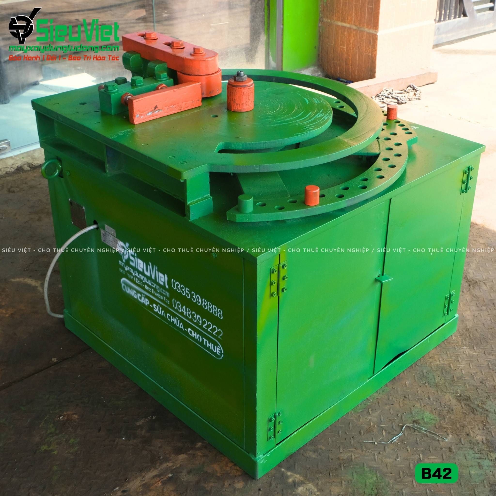 (Cũ) Máy uốn sắt B42 Nhật Bản - Điện 380V, 3 Pha (Loại 1)